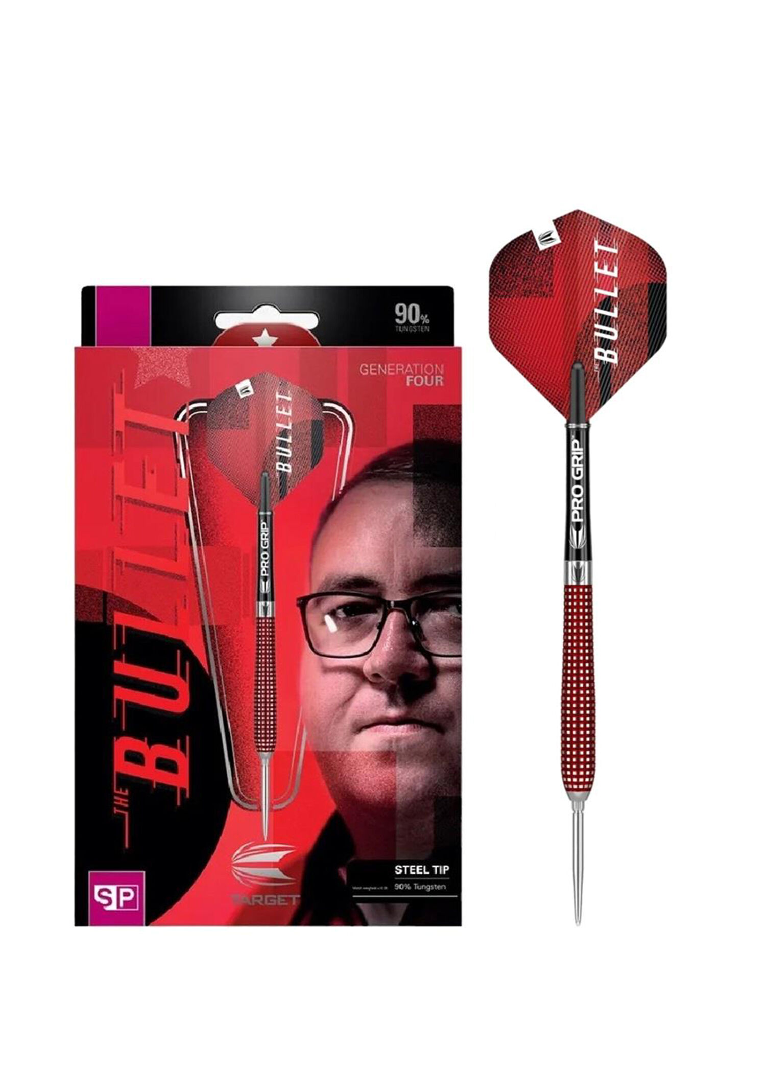 Stephen Bunting G4 %90 Tungsten SP Çelik Uçlu Dart Oku