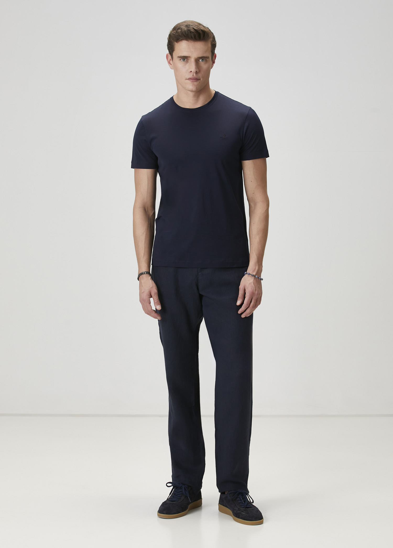 Relaxed Fit Lacivert T-shirt_2