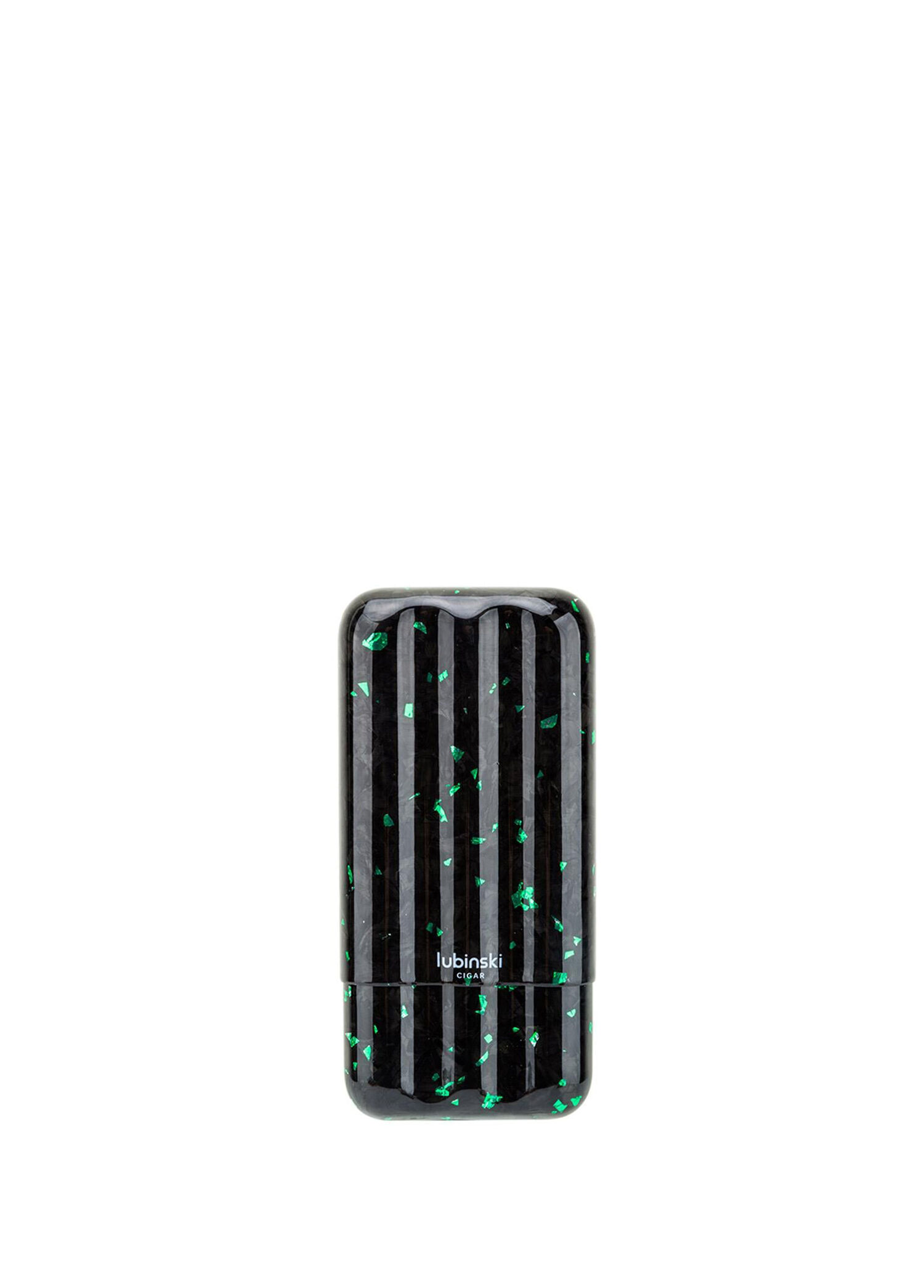Siyah-Yeşil 60Ring Carbon Fiber 3'lü Puro Kılıfı