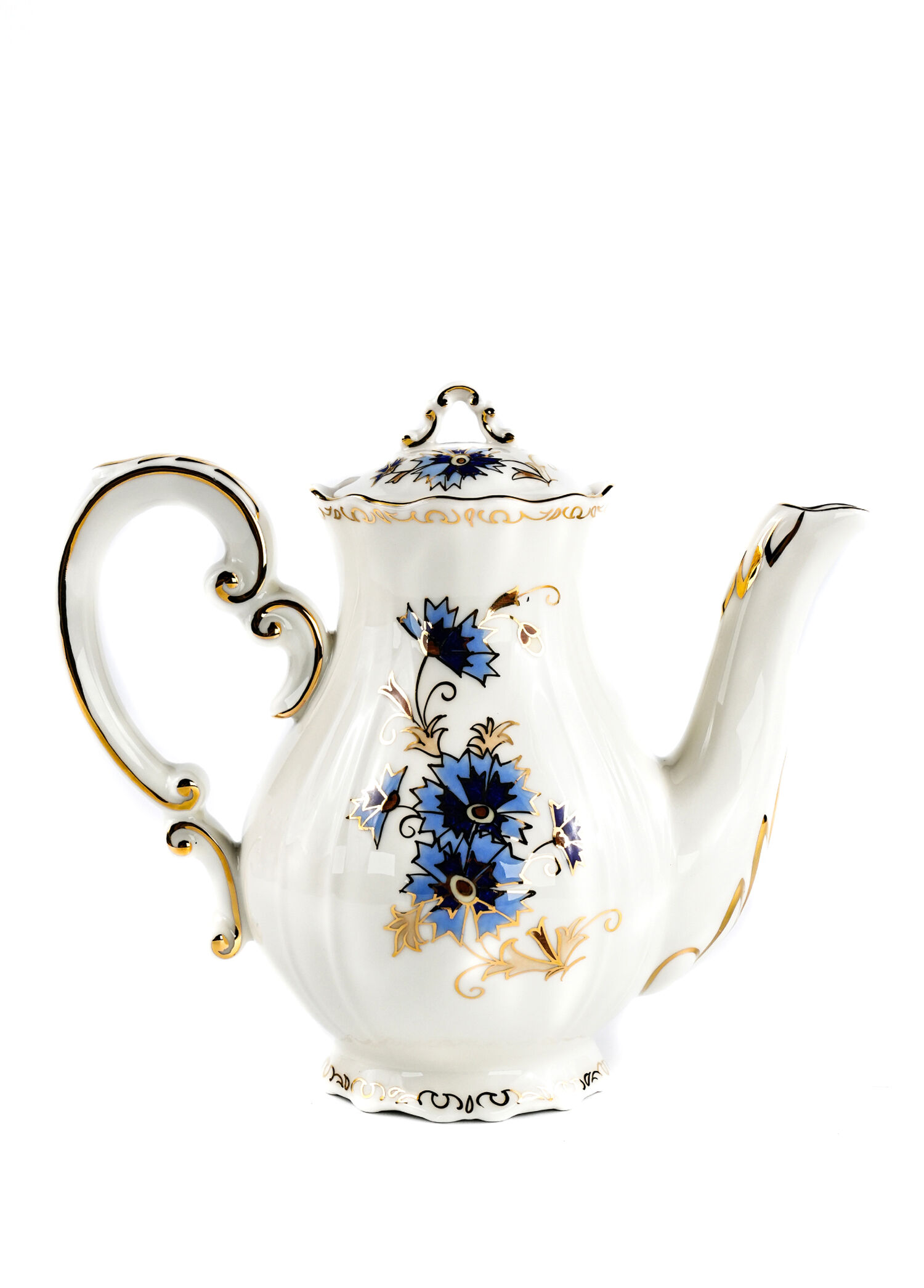 Cornflower Desenli Porselen Kahve Potu 80 ml