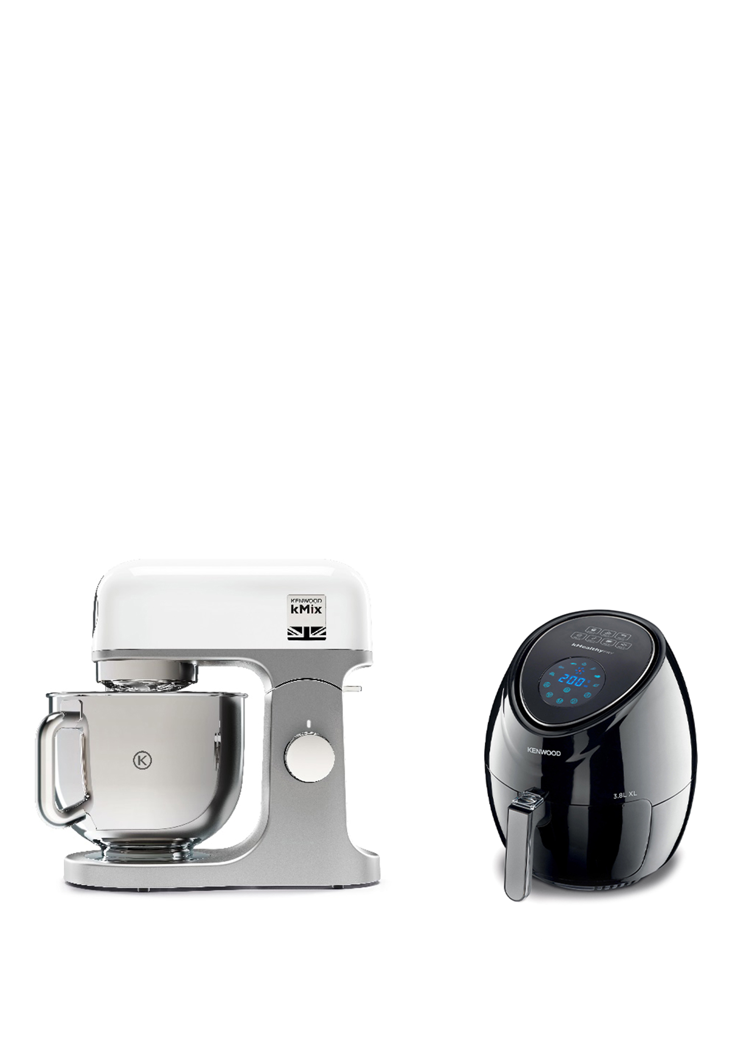 KMX750WH kMix Beyaz Mutfak Şefi 5 lt + Hfp30 Siyah Airfryer Hediyeli