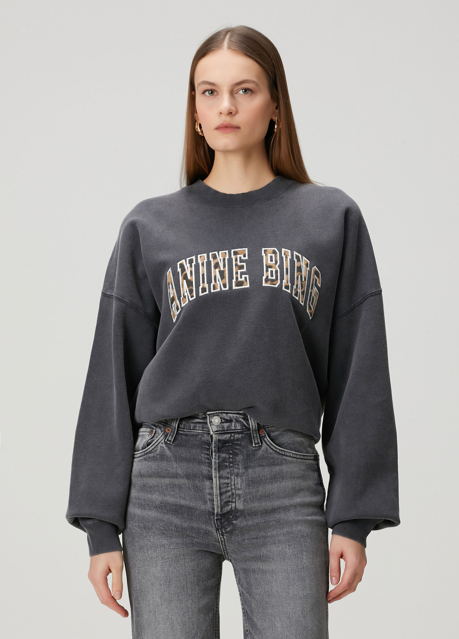 Miles Siyah Sweatshirt