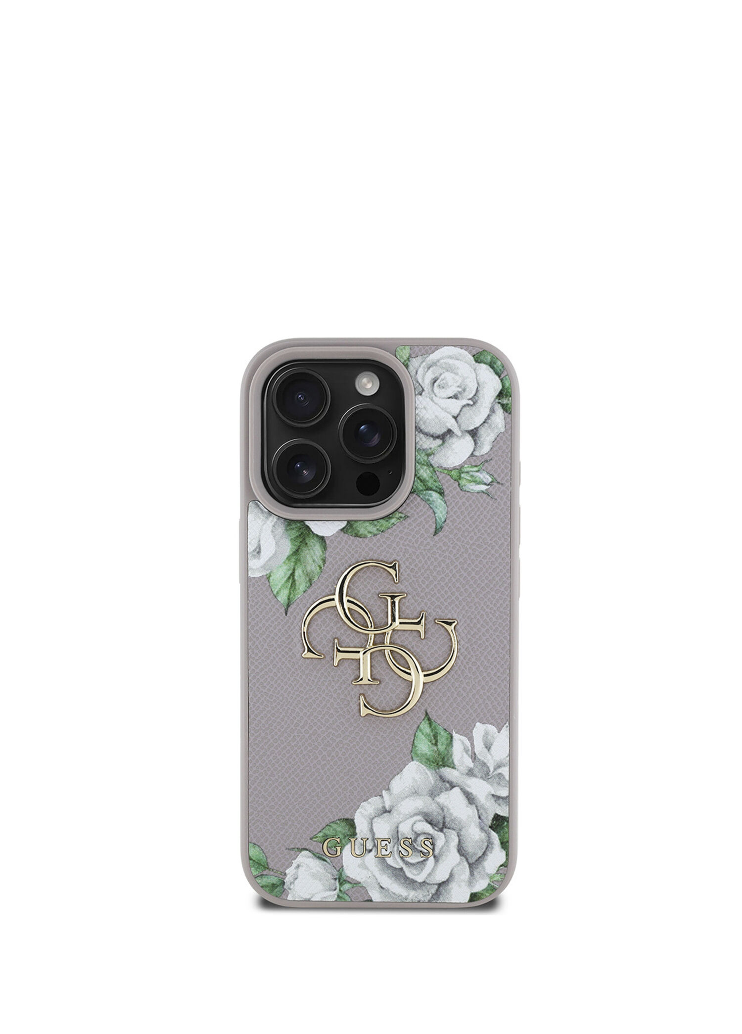 iPhone 15 Pro Max 4G Logolu Gül Desenli Magsafe Uyumlu Telefon Kılıfı
