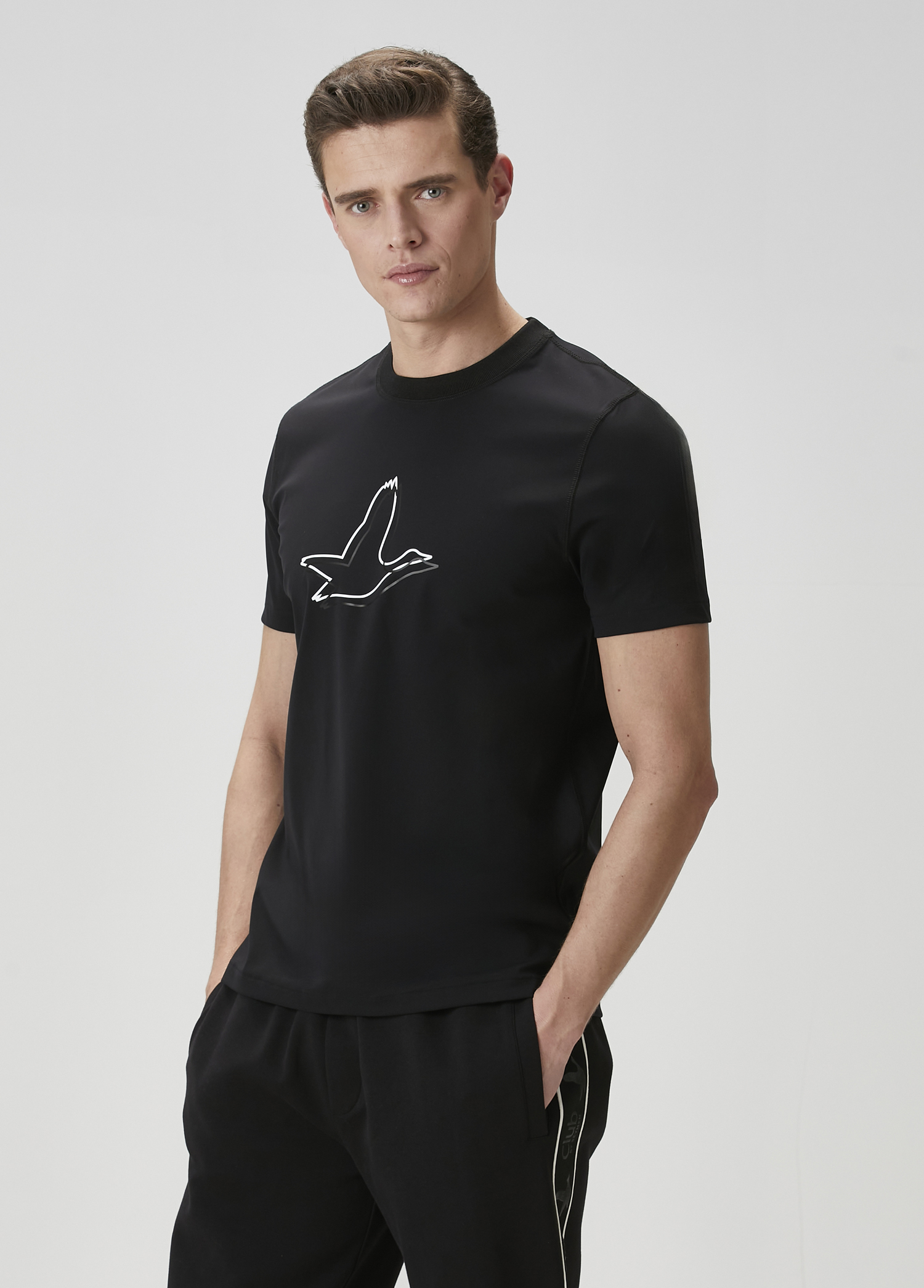 Relaxed Fit Siyah T-shirt_3