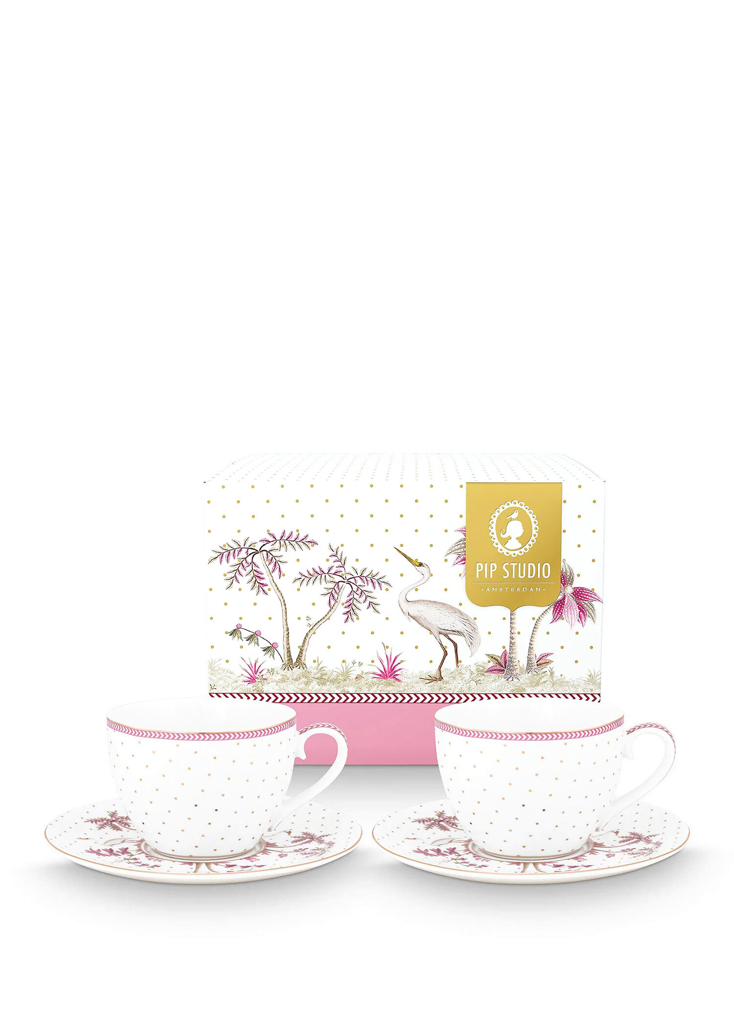 Jolie 2li Porselen Çay Fincanı