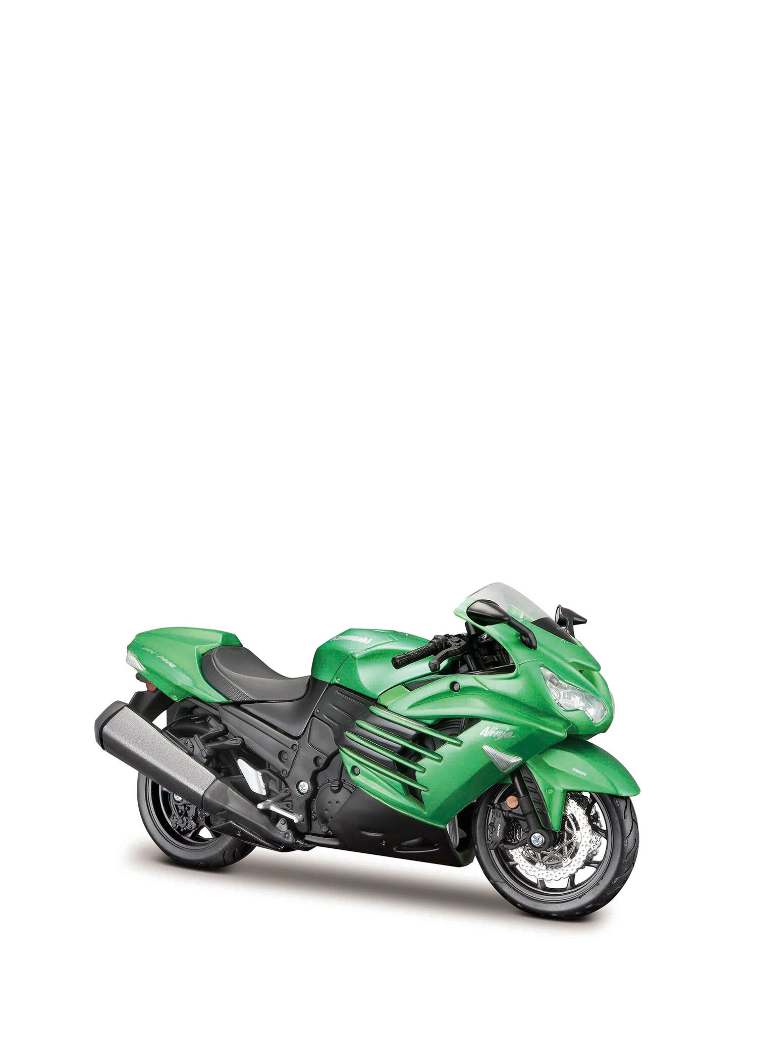 Maisto - Kawasaki Ninja ZX-14R 1:12 Model Kit Motosiklet - Yeşil