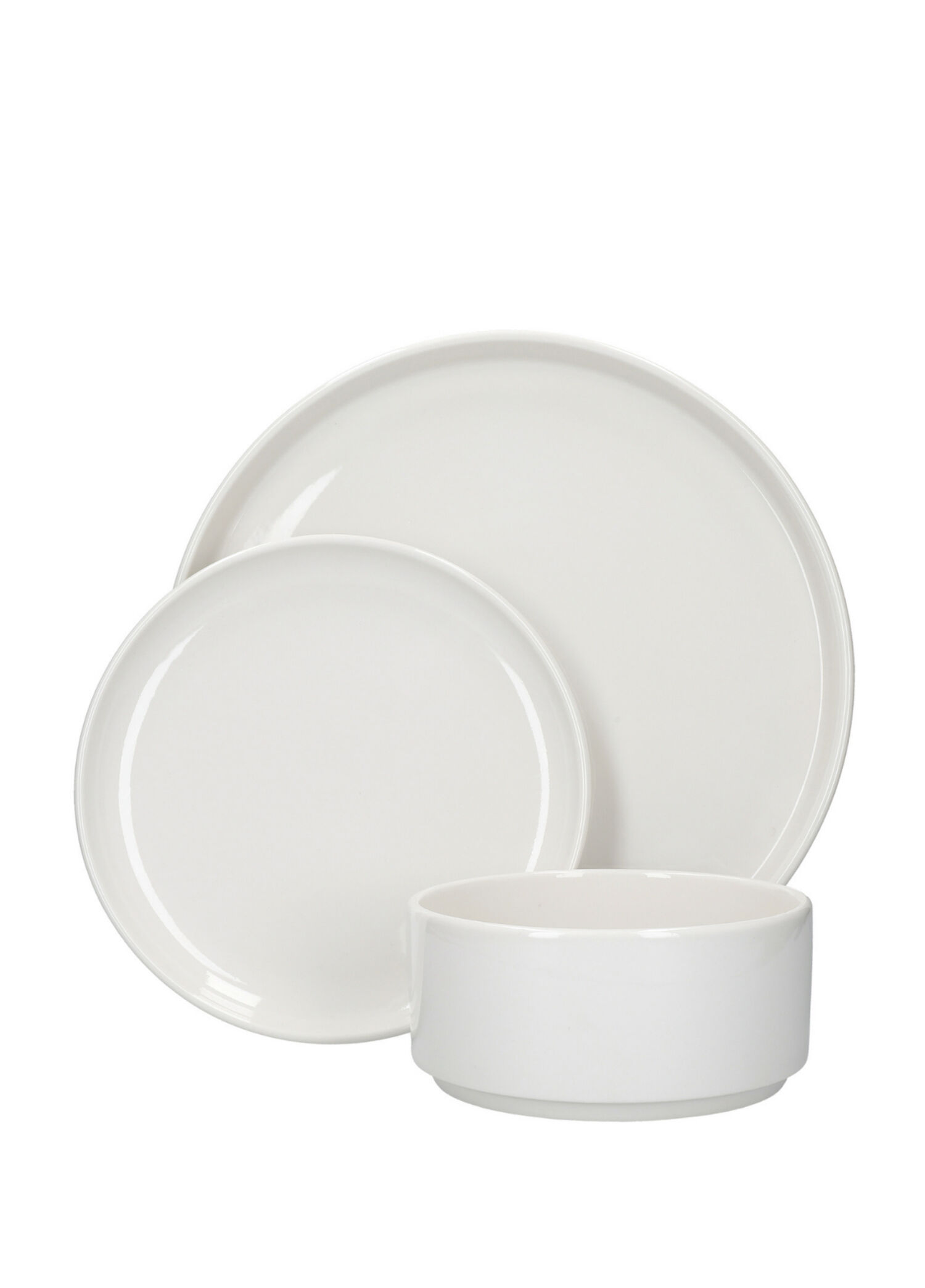 MKCAM12PC Camberlie Porselen 12 Parça Beyaz Yemek Takımı