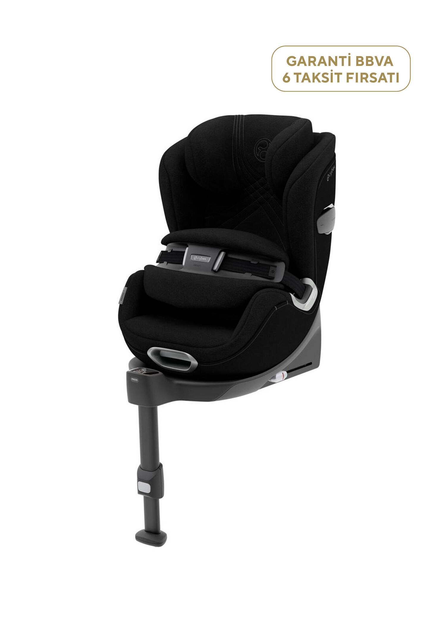 Anoris T i-size 9-21 kg Deep Black Airbagli Bebek Oto Koltuğu