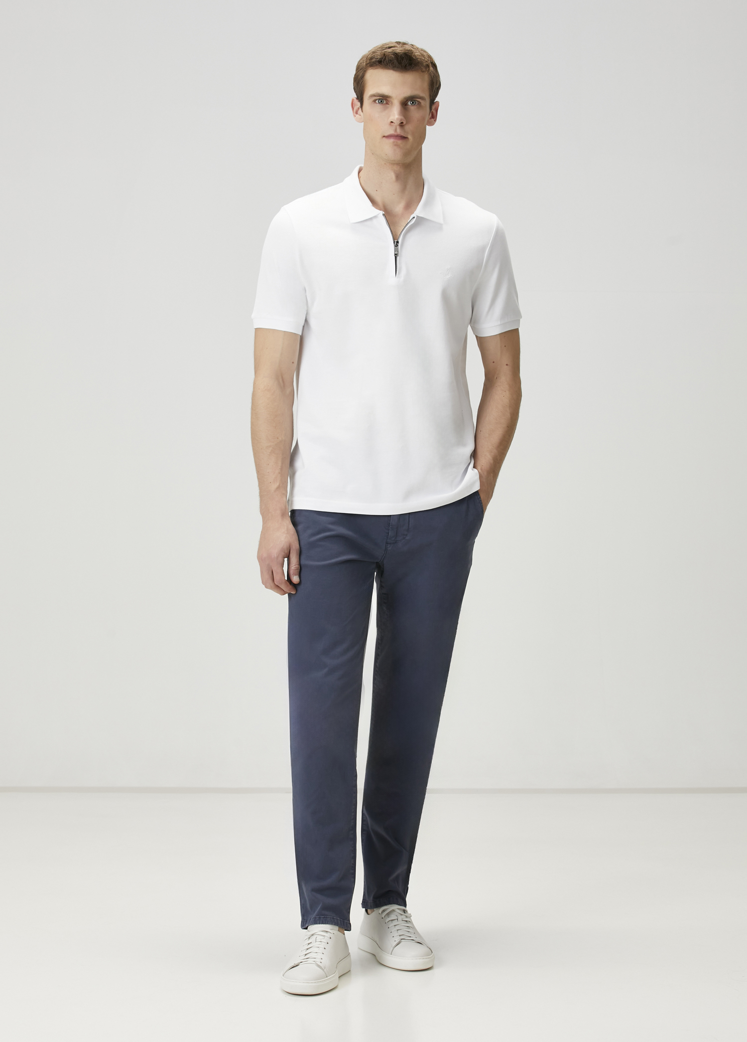 Lacivert Organik Pamuk Spor Pantolon