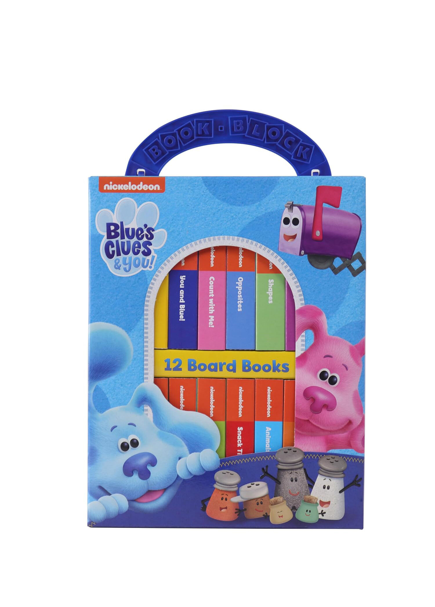 Nickelodeon Blue's Clues & You!: My First Library Board Book Block 12-Book Set Çocuk Yabancı Dil Kitabı