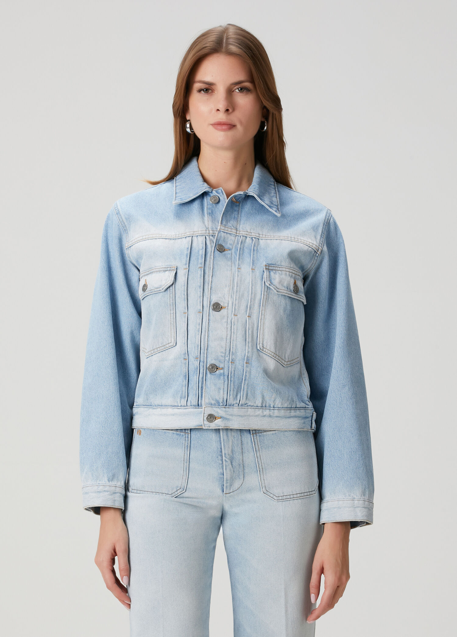 Açık Mavi Denim Ceket