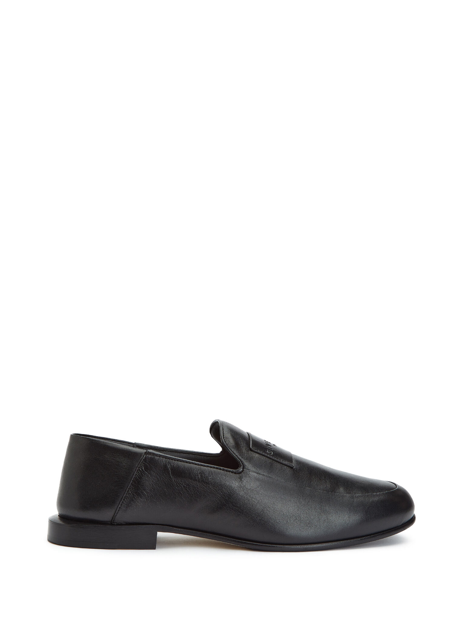 Label Siyah Erkek Deri Loafer