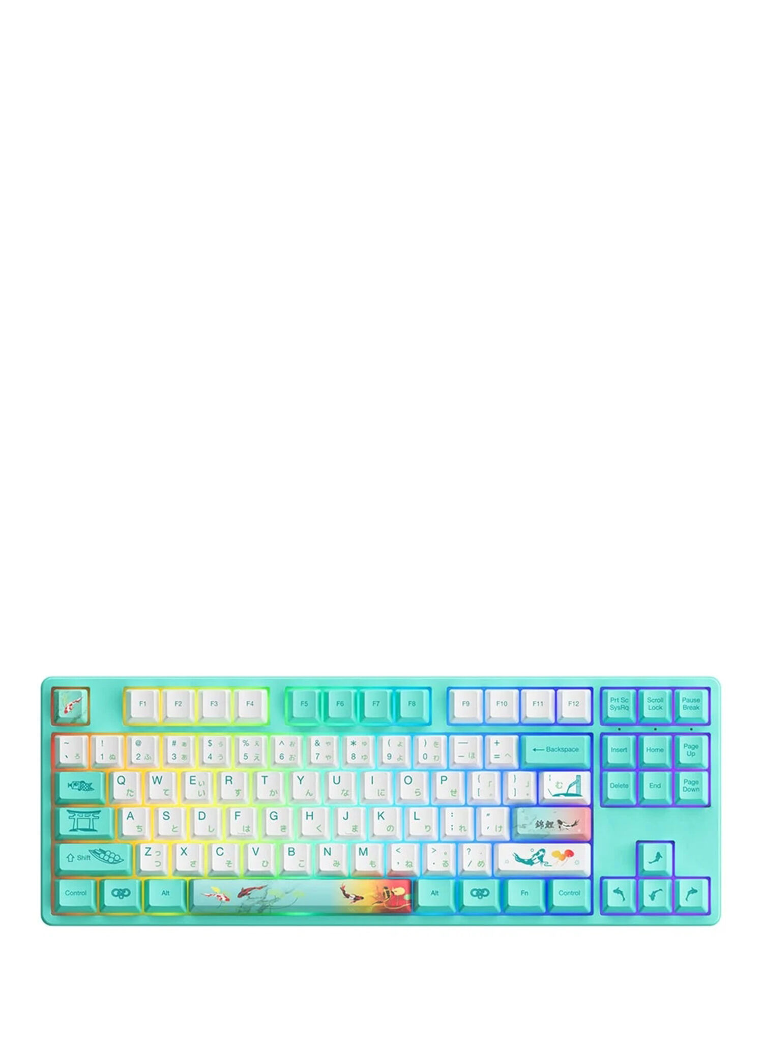 5087S QMK Monet’s Pond TKL RGB Hotswap Mekanik Gaming Klavye