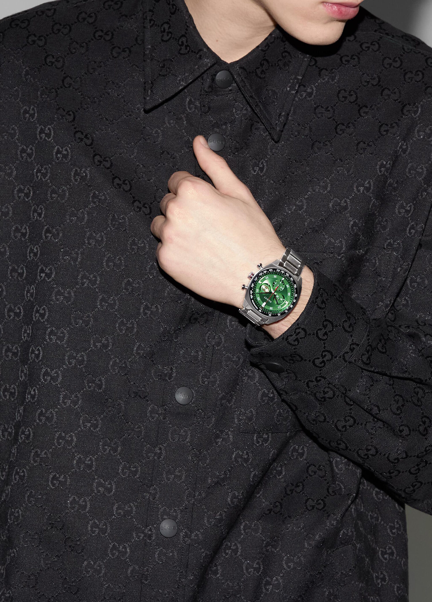 Gucci Gri-Yesil Kadın Interlocking G Kadın Saat 1628257 | Beymen