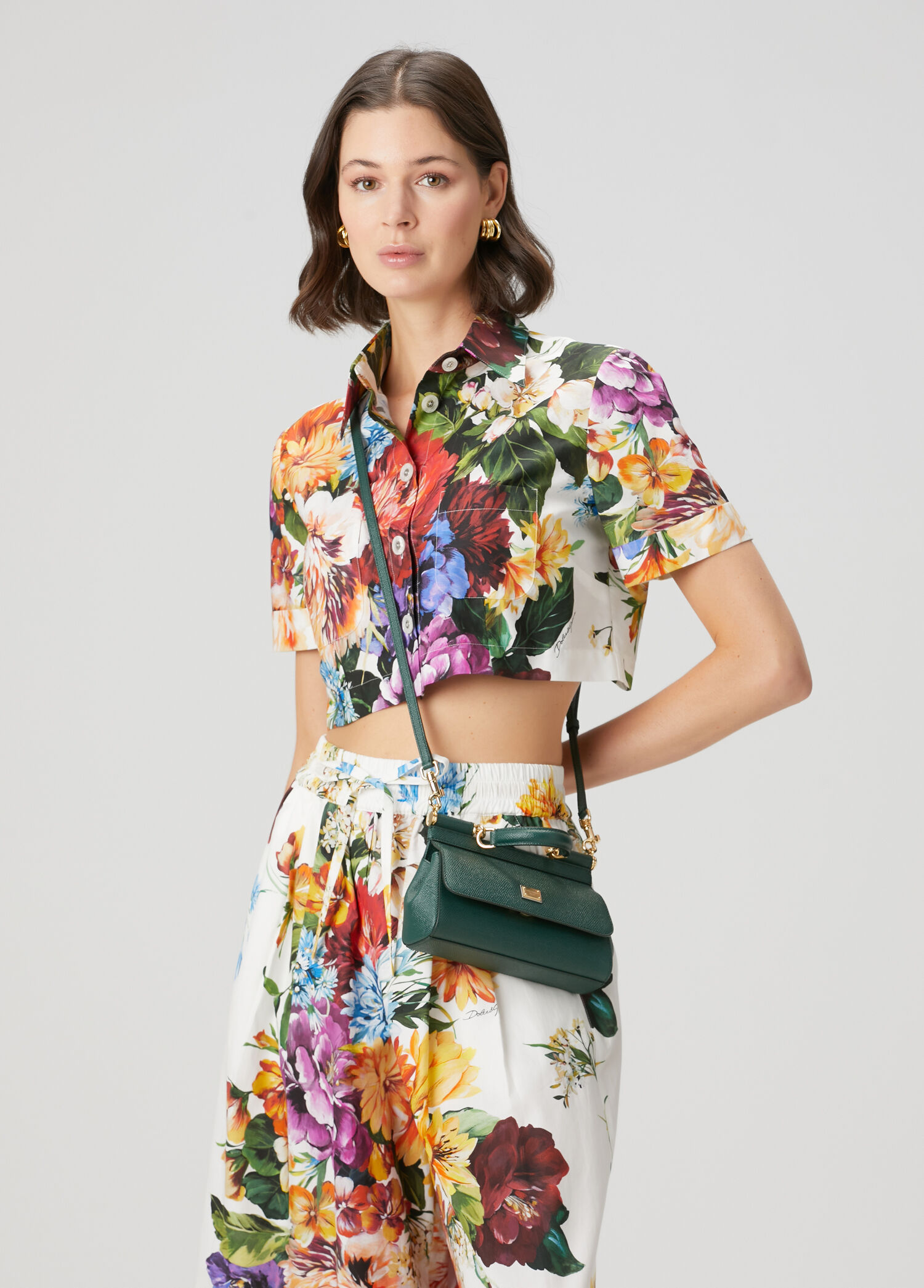 Dolce&Gabbana Yeşil Kadın Small Yeşil Kadın Deri Çanta 1750585