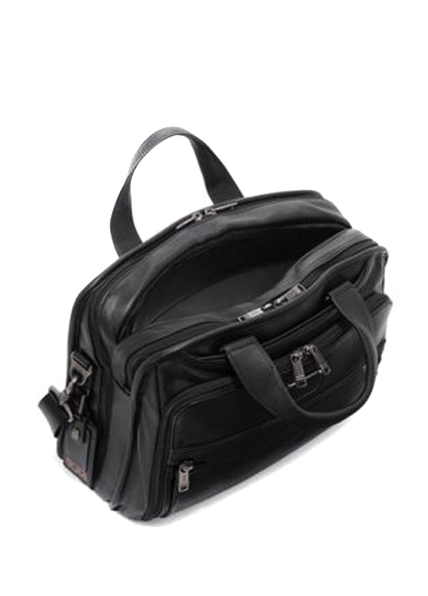 Tumi Siyah Erkek Alpha Organizer Siyah Deri Laptop Çantası 1744188