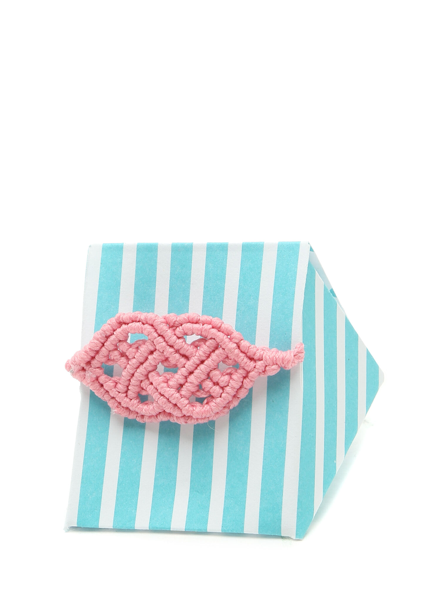 Love Knot Pembe Kız Çocuk Makrome Bileklik