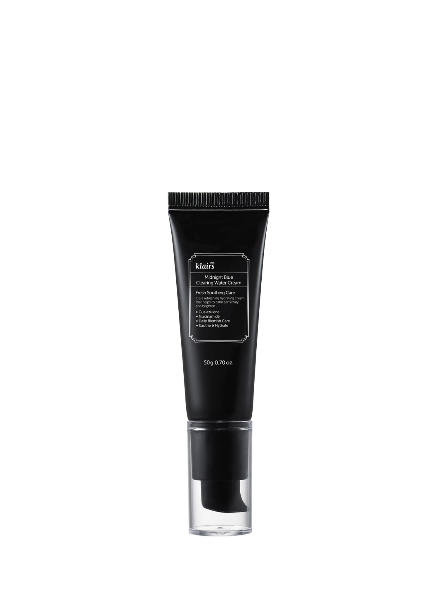 Midnight Blue Clearing Water Cream Leke ve Stres Karşıtı Isı Düşürücü Papatya Sulu Yüz Kremi 50 gr