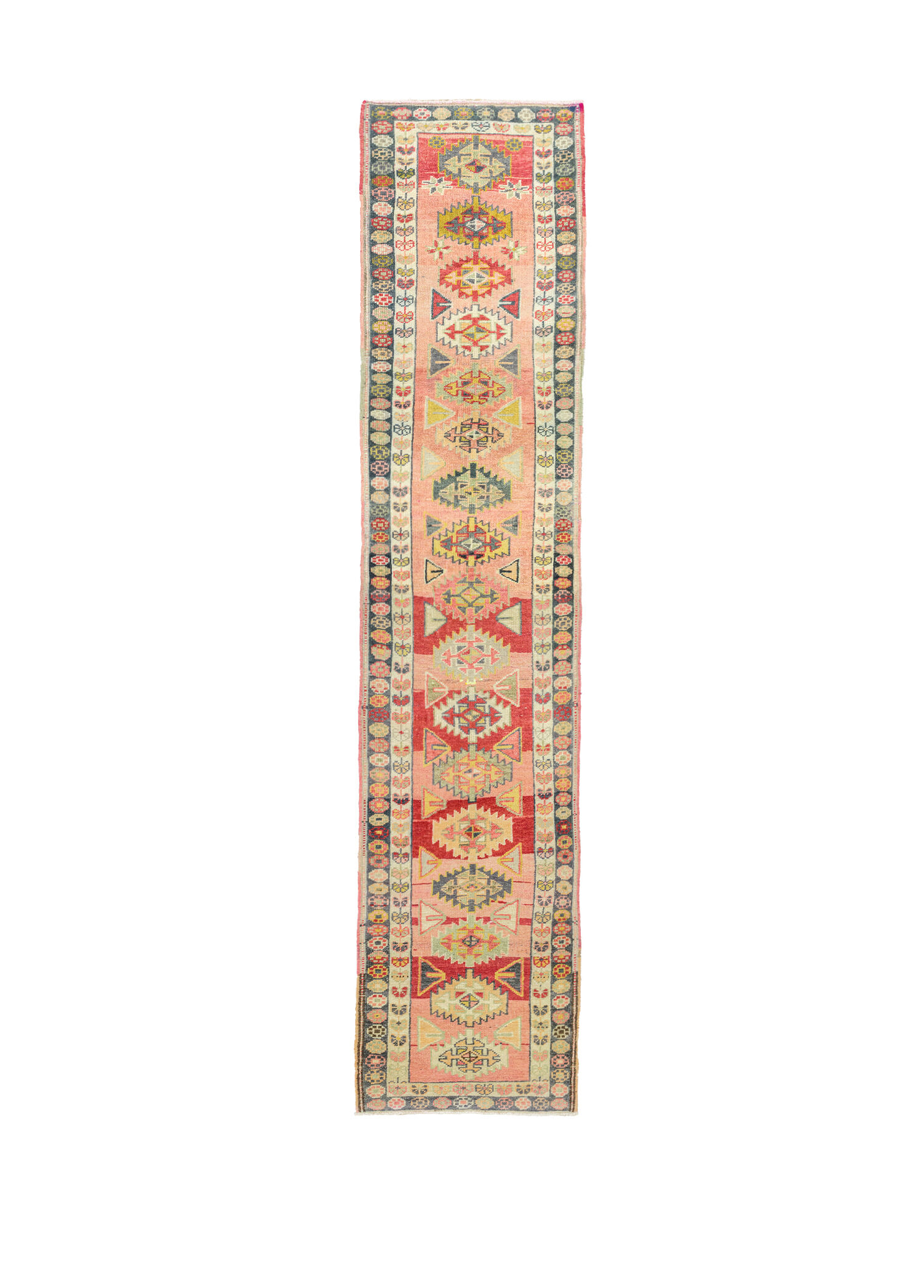 Edith Renkli El Dokuma Herki Yolluk 93x438 cm