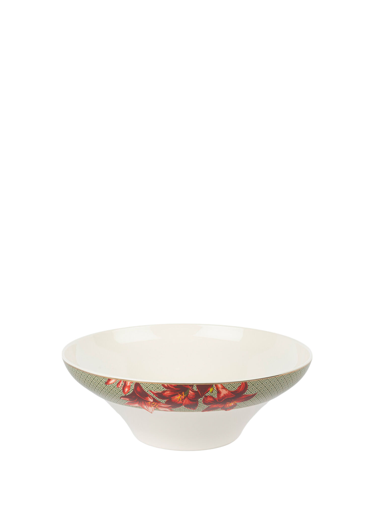 Exotic Frame Desenli Porslen Salata Kasesi