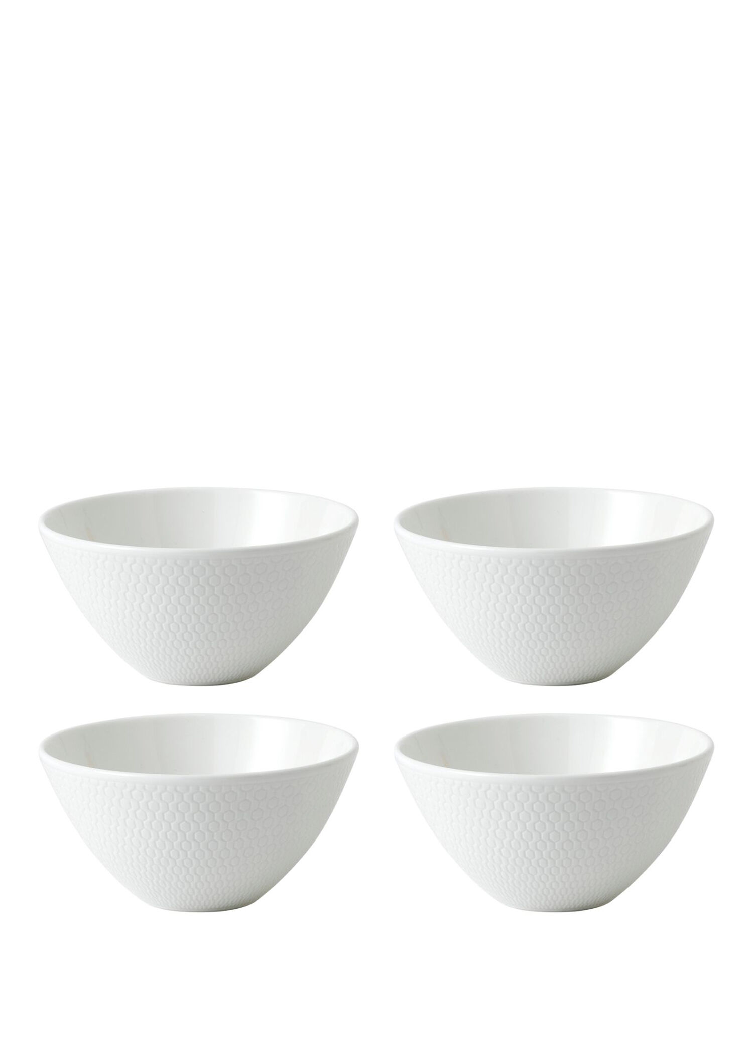 P Wedgwood Gio Beyaz Fine Bone Porselen 4Lu Kase Seti