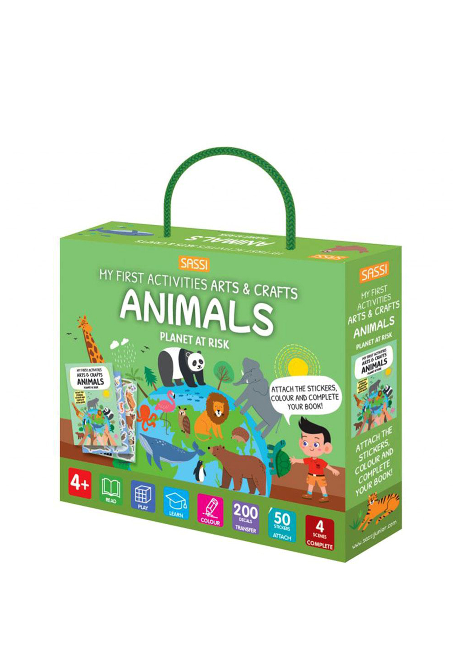 My First Activities Arts And Crafts Animals Çocuk Yabancı Dil Kitabı