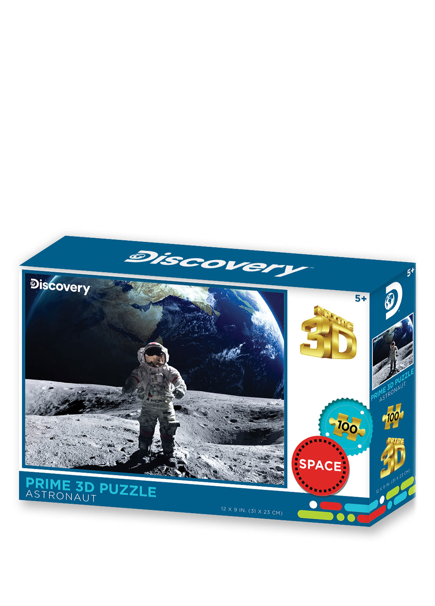 Ayda Astronot 100 Parça 3D Puzzle
