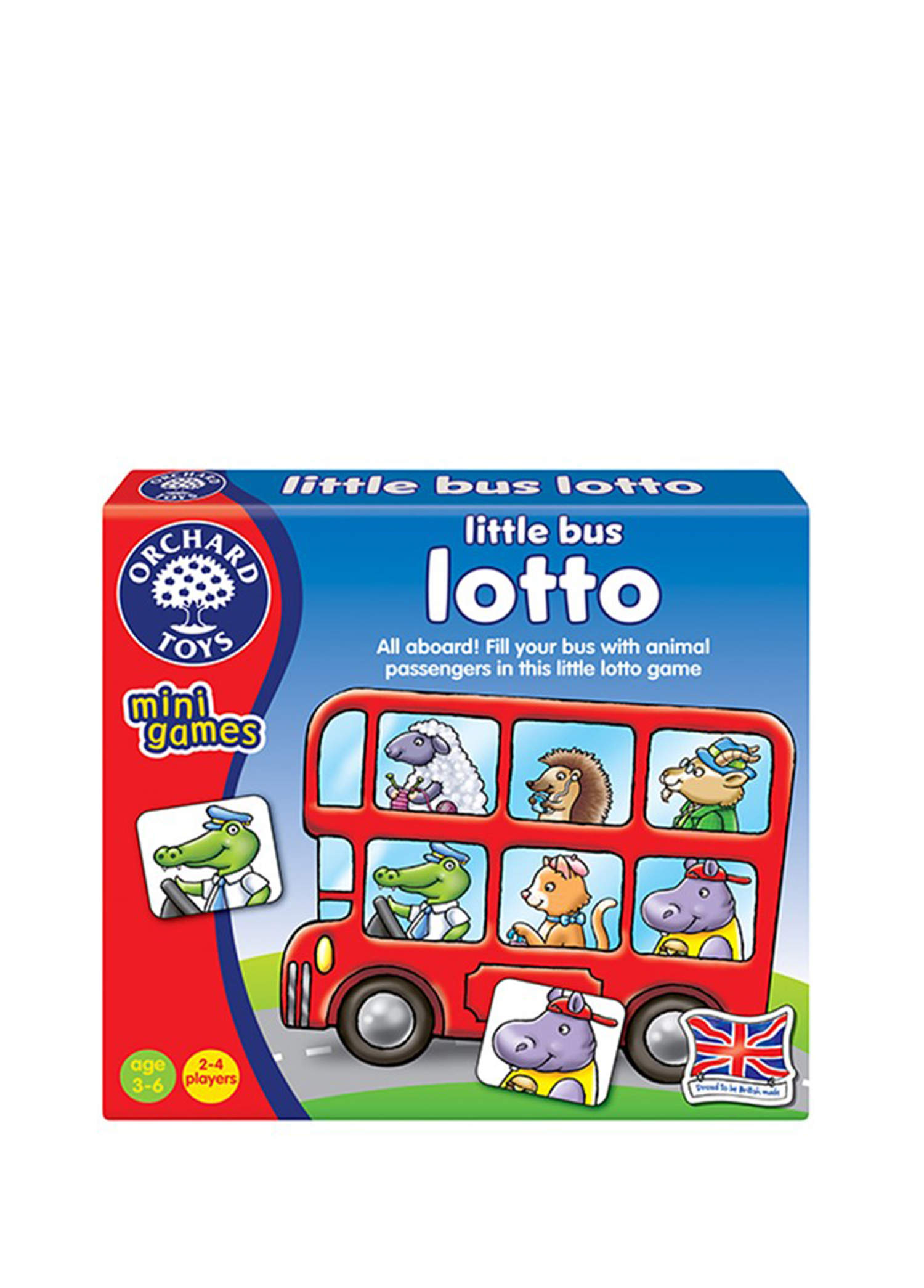 Little Bus Lotto Renkli Otobüsler Kutu Oyunu