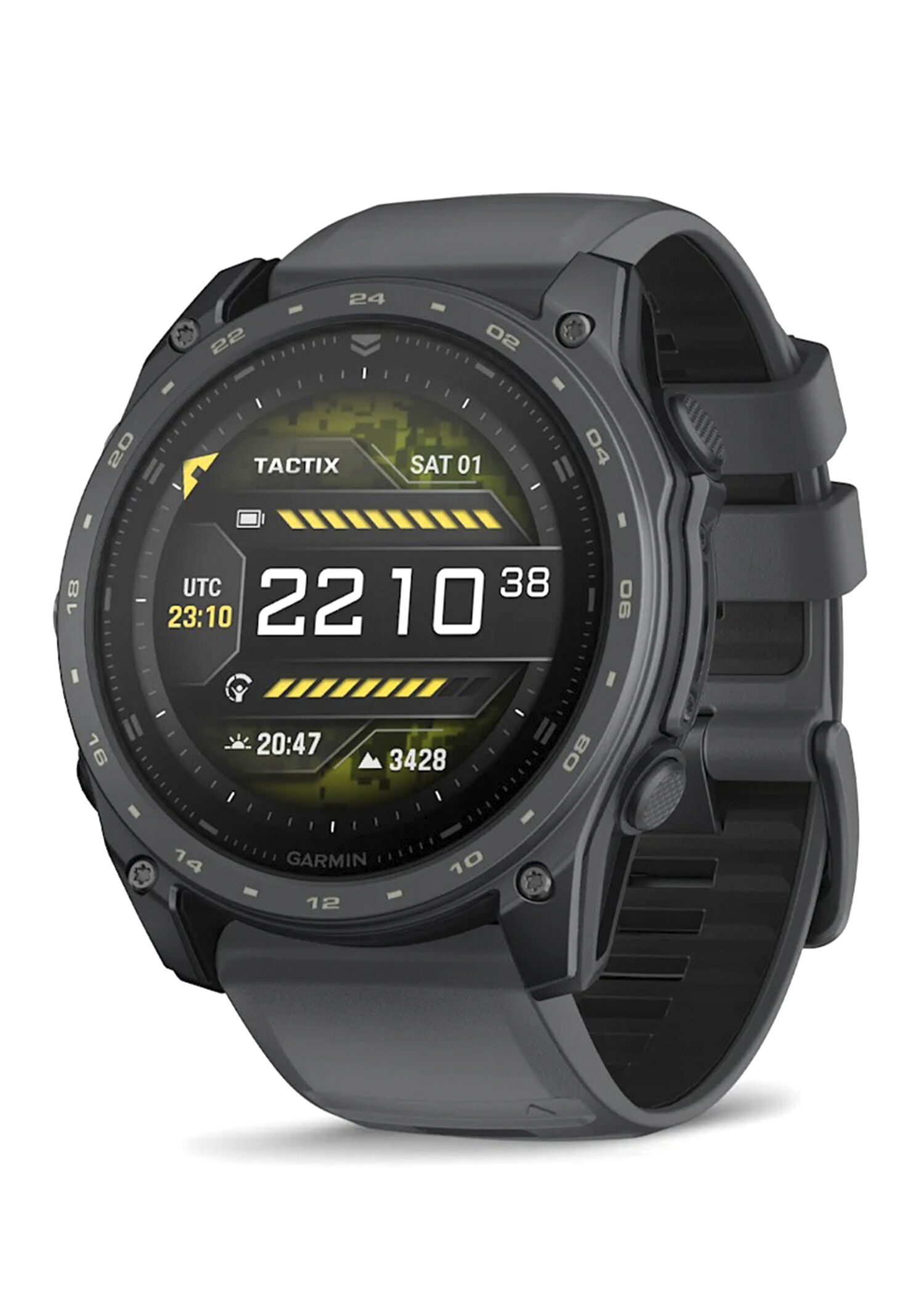 Tactix 8 51 mm Amoled Cerakote Kaplama Silikon Kayışlı Akıllı Saat
