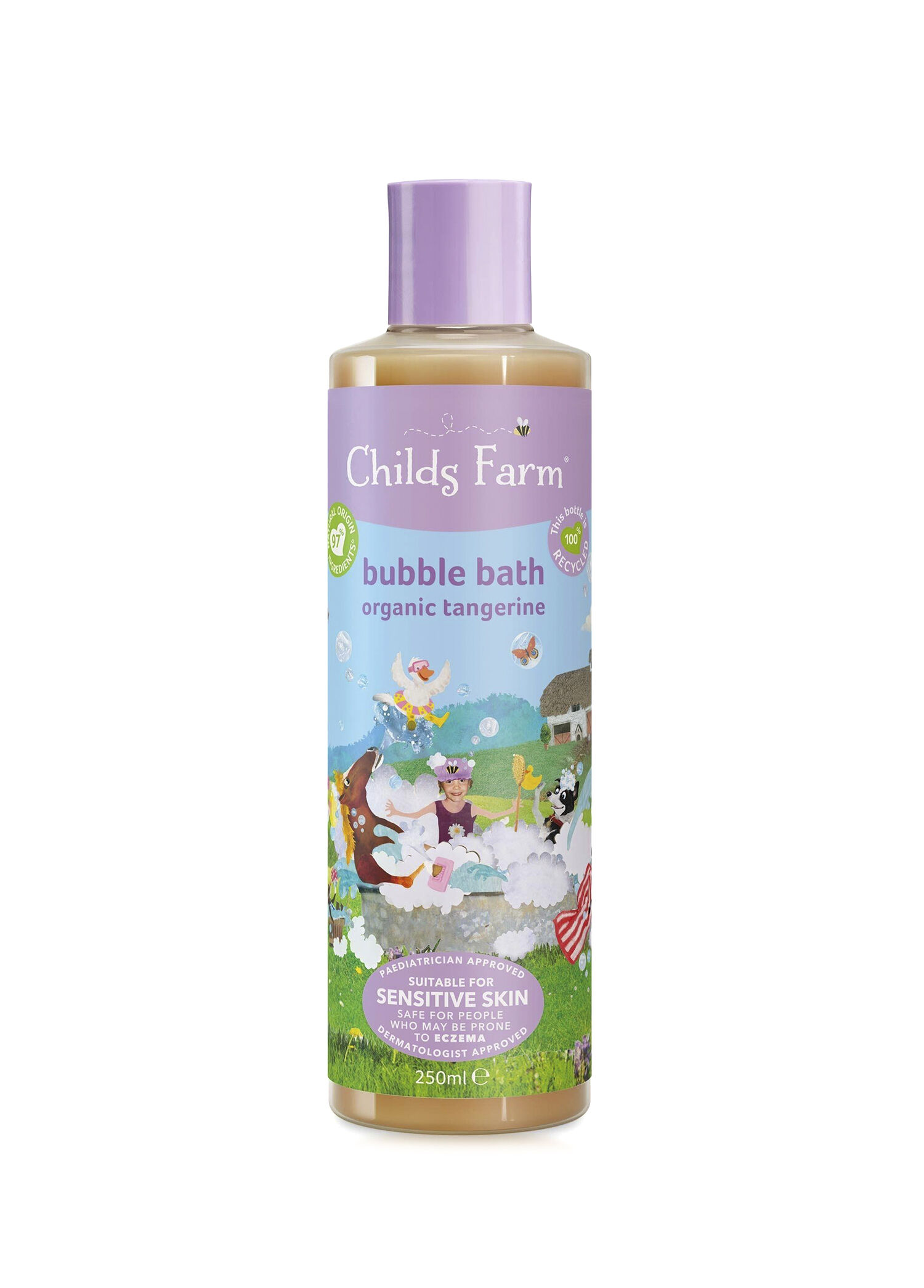 Organik Mandalina Özlü Çocuk Banyo Köpüğü 250 ml