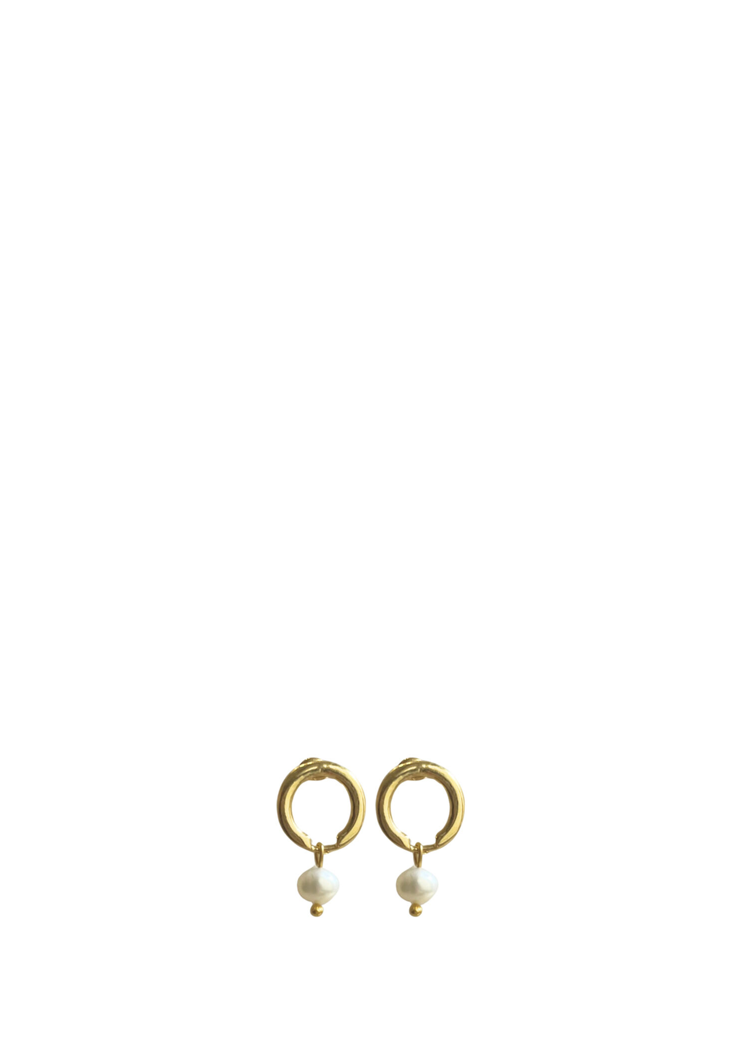 Lisa Altın Kaplama İnci Küpe