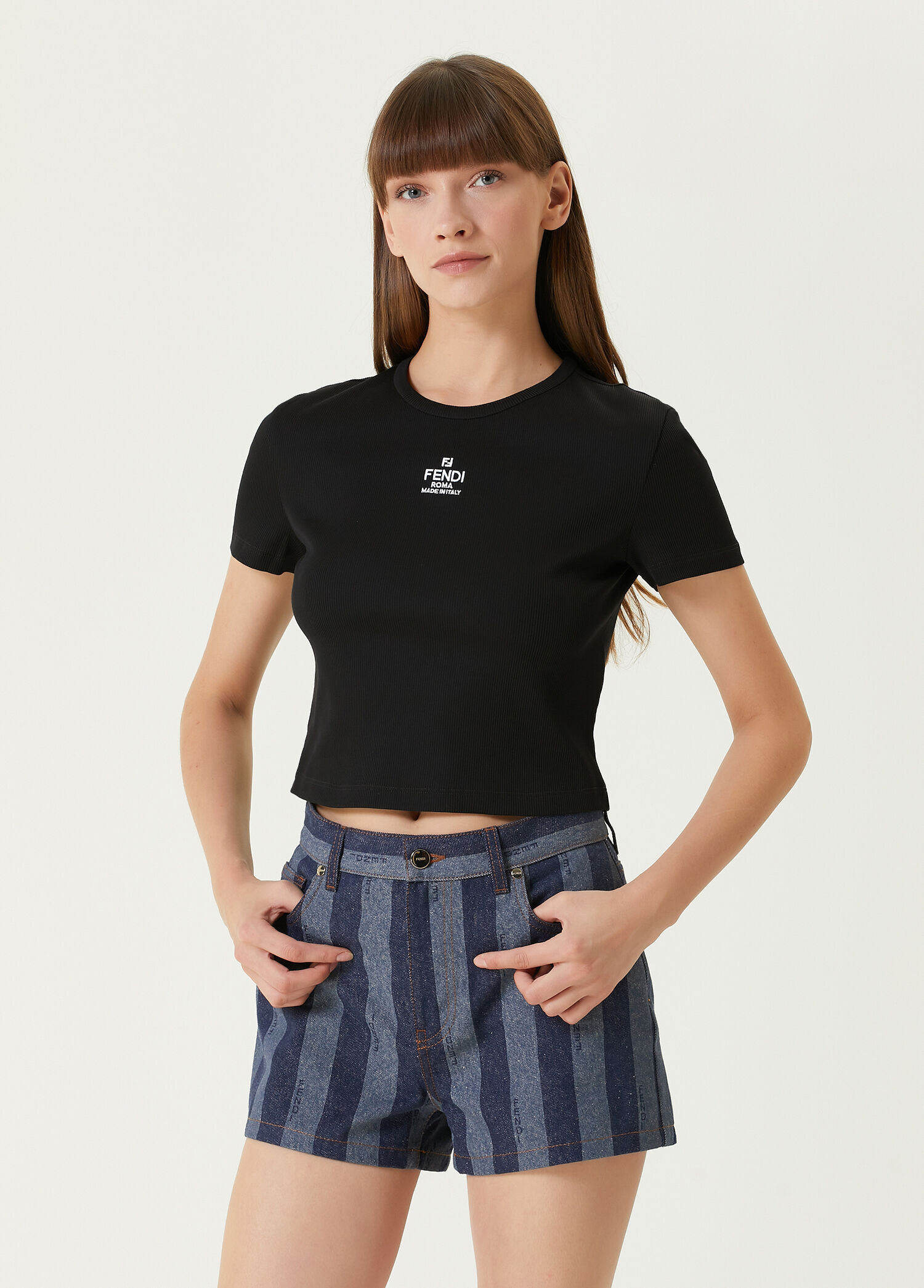 FENDI ブラック タンクトップ　インナー　Tシャツ　38 S M FENDI ブラック タンクトップ インナー Tシャツ 38 S M FENDI BLACK