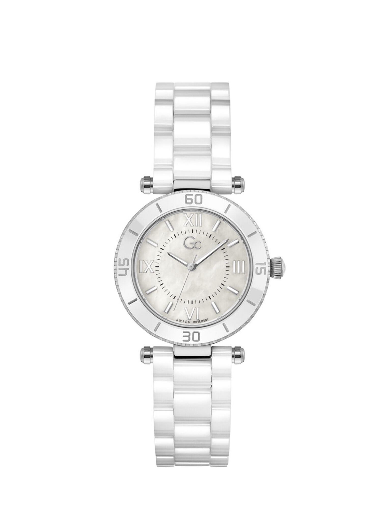 GCZ05008L1MF Muse Ceramic Beyaz Seramik Kadın Kol Saati