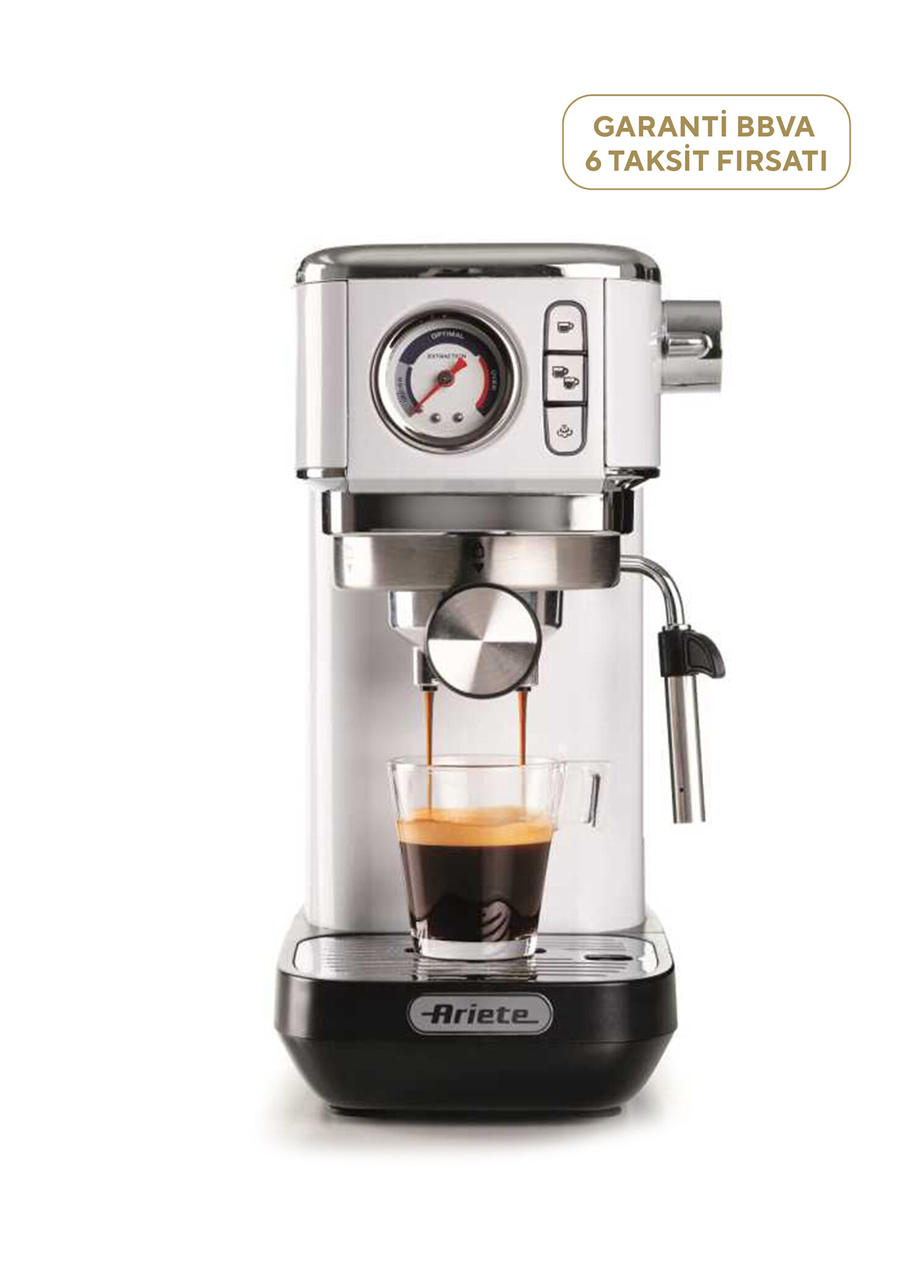 Moderna Espresso Slim 1300 W Beyaz Kahve Makinesi