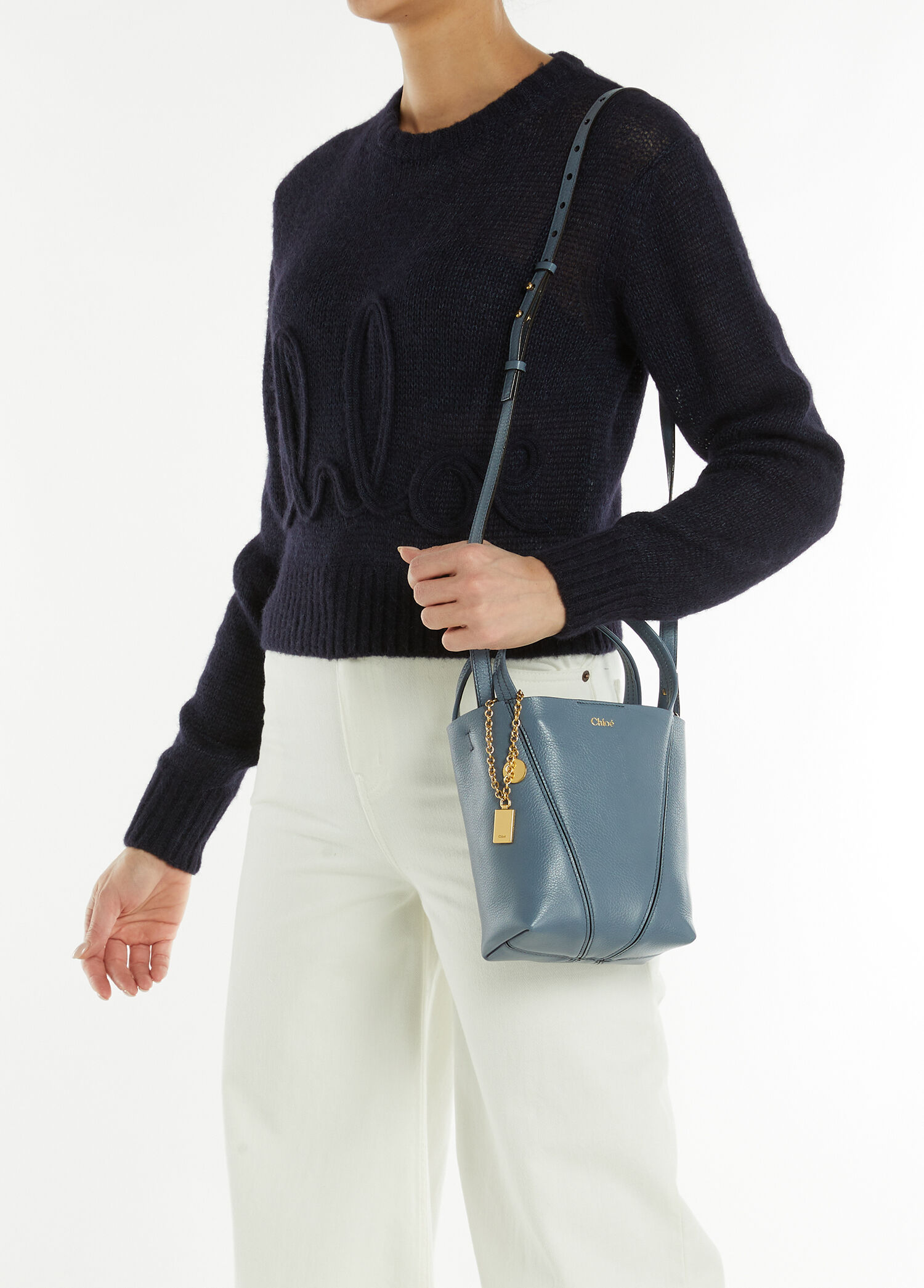 Chloe Mavi Kadın Chloé Spin Small Mavi Kadın Deri Çanta 1893495