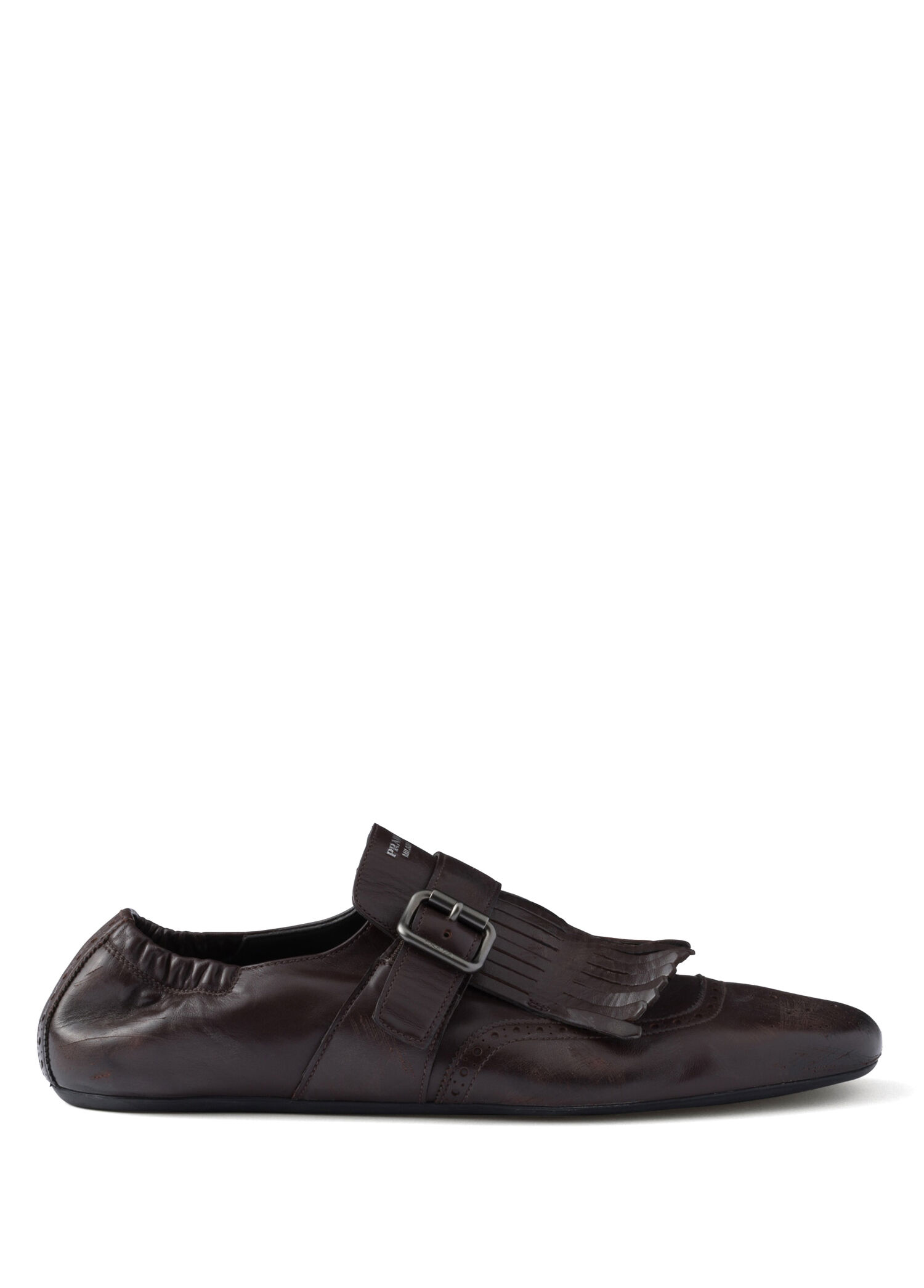 Shuffle Püsküllü Monk Strap Kahverengi Erkek Ayakkabı