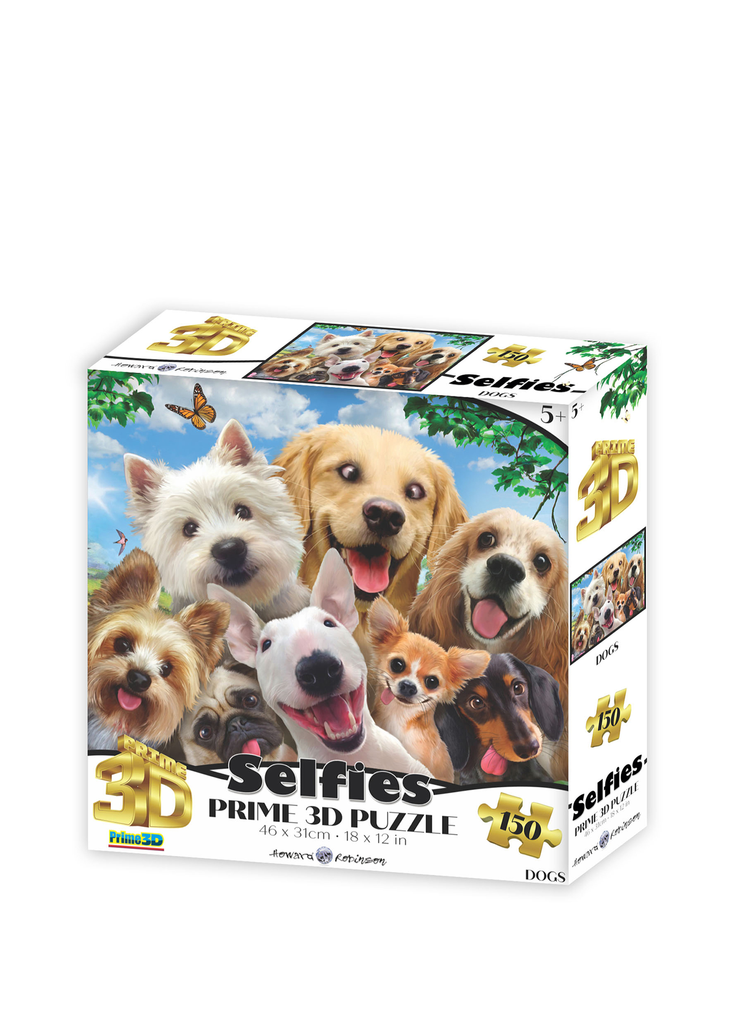 20896 Köpek Selfie 150 Parça Puzzle