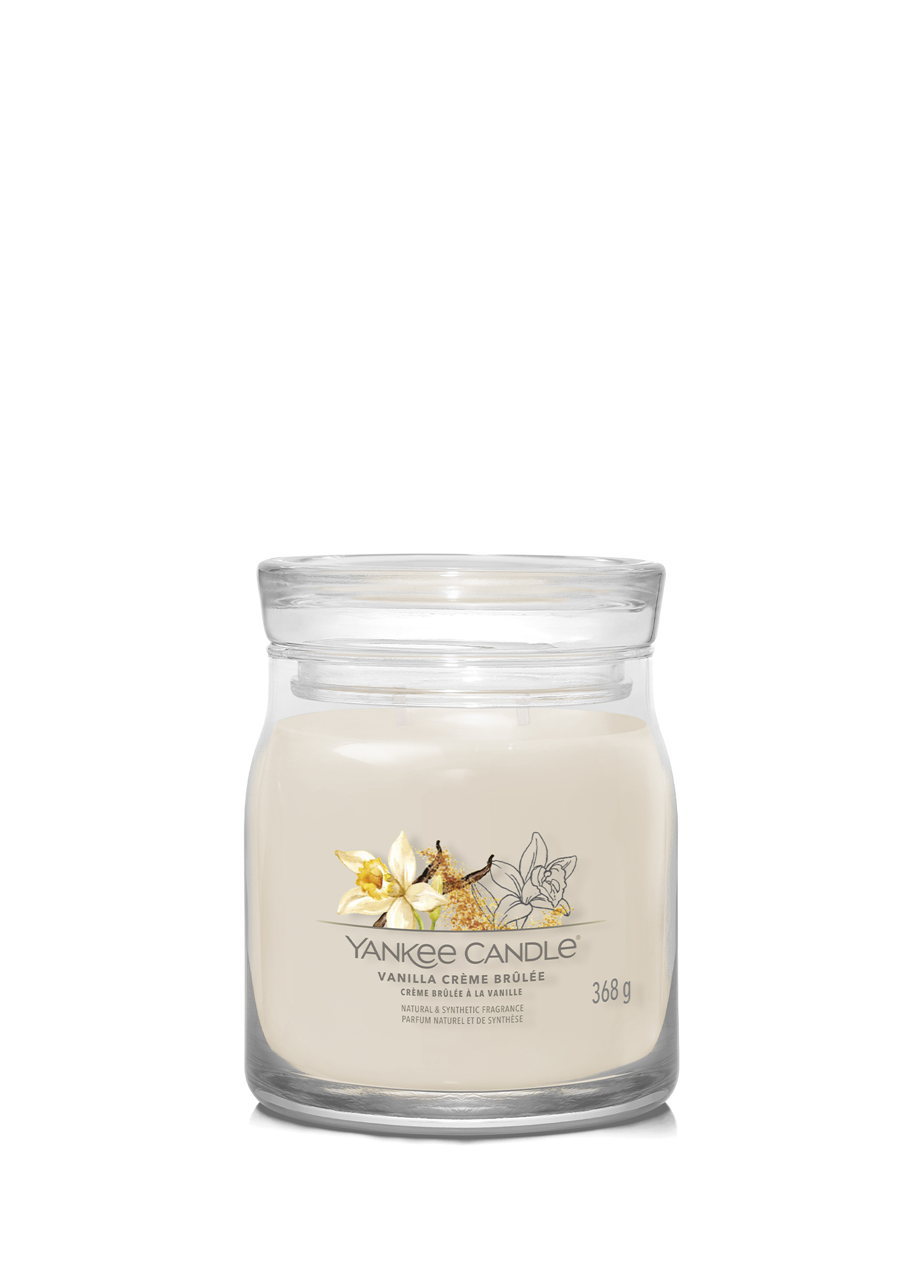 Vanilla Crème Brûlée Kahverengi Tatlı ve Baharat Kokulu Mum 368 g