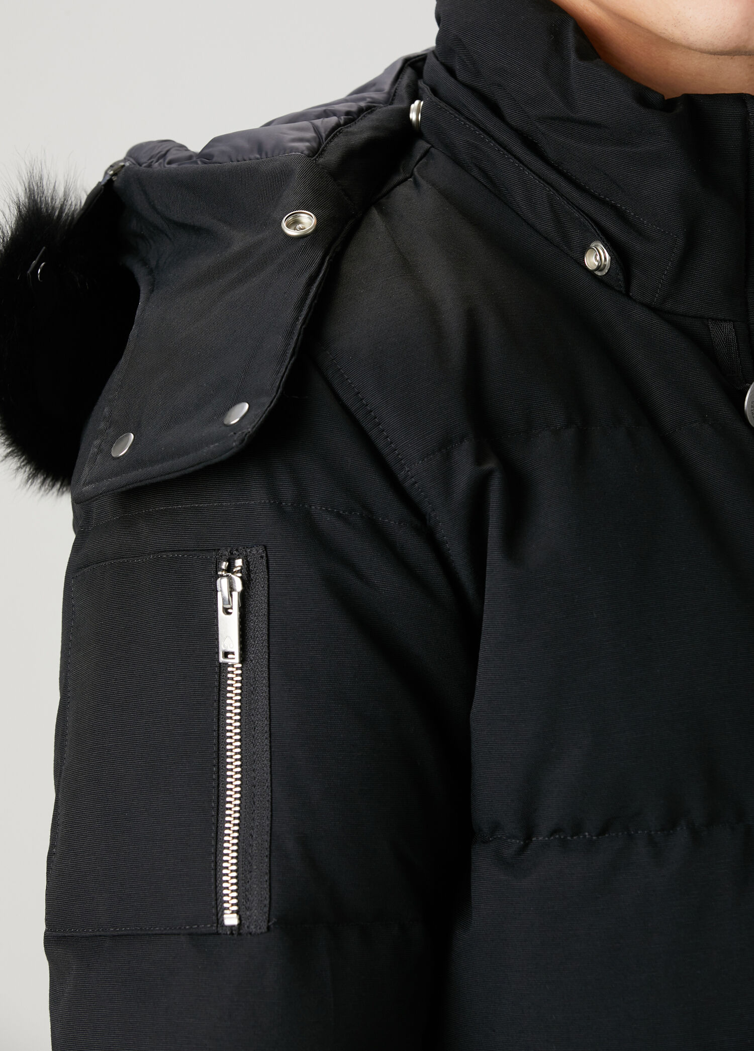 Moose Knuckles Siyah Erkek Siyah Kapüşonlu Puff Parka 1810919 | Beymen