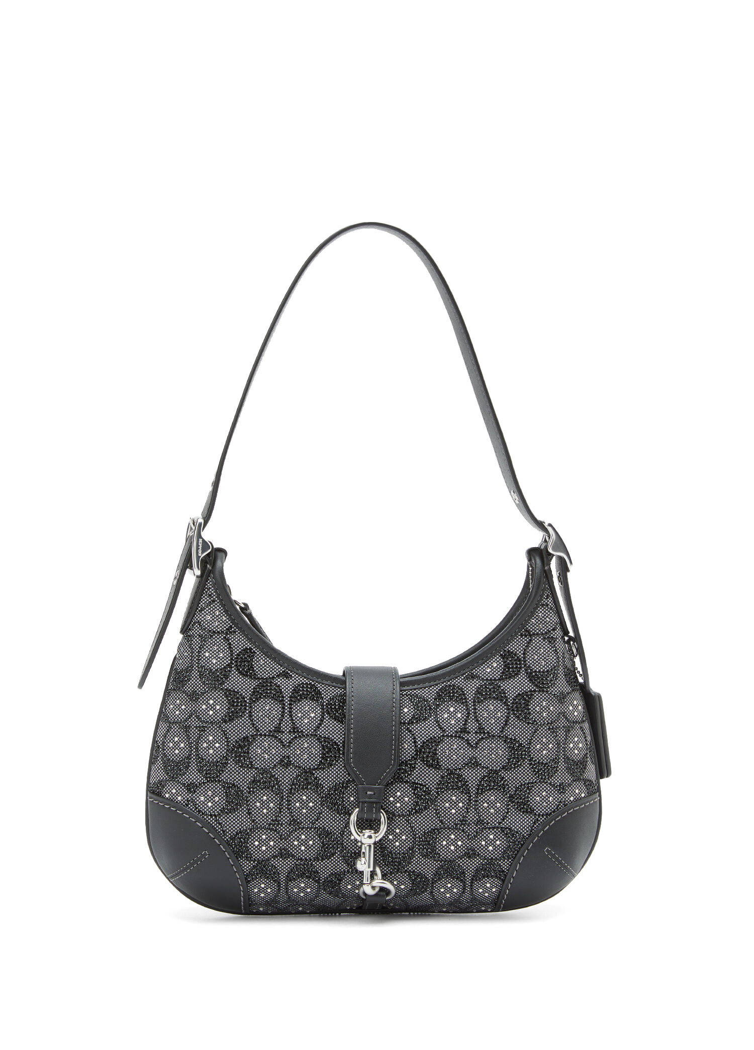 Coach - Hamptons Black Grey Women's Shoulder Bag