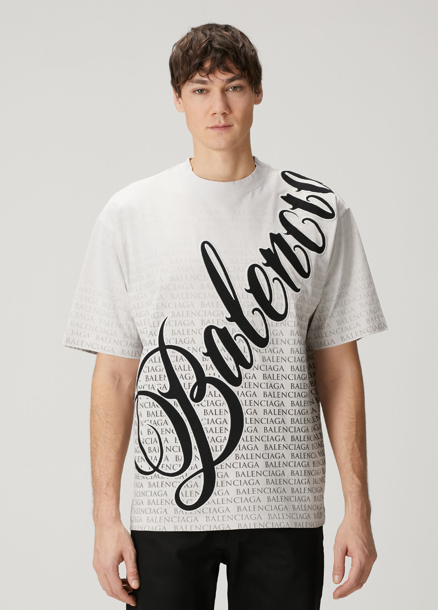 Balenciaga Beyaz Erkek Beyaz Logo Desenli T-shirt 1904597 | Beymen