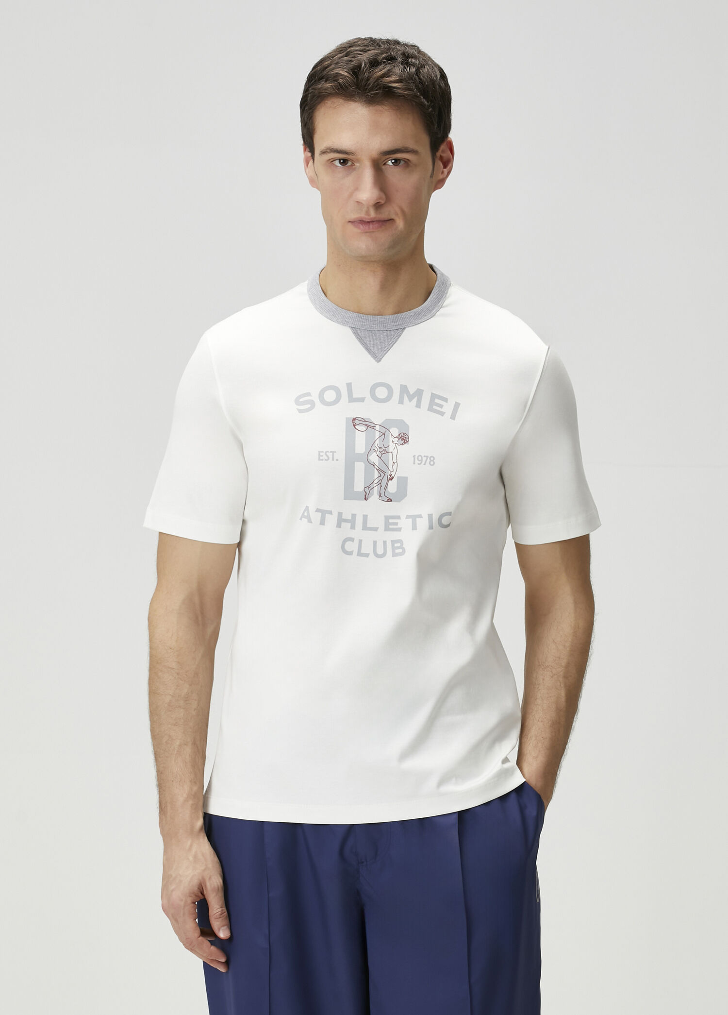 Beyaz Baskılı T-shirt