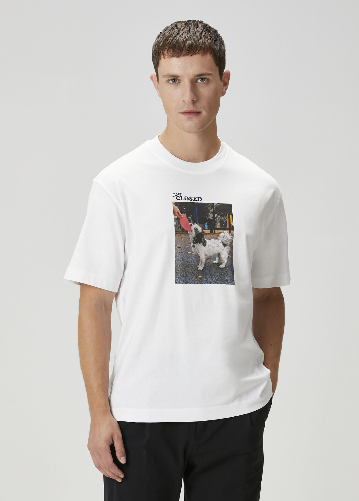 Beyaz Organik Pamuk T-shirt