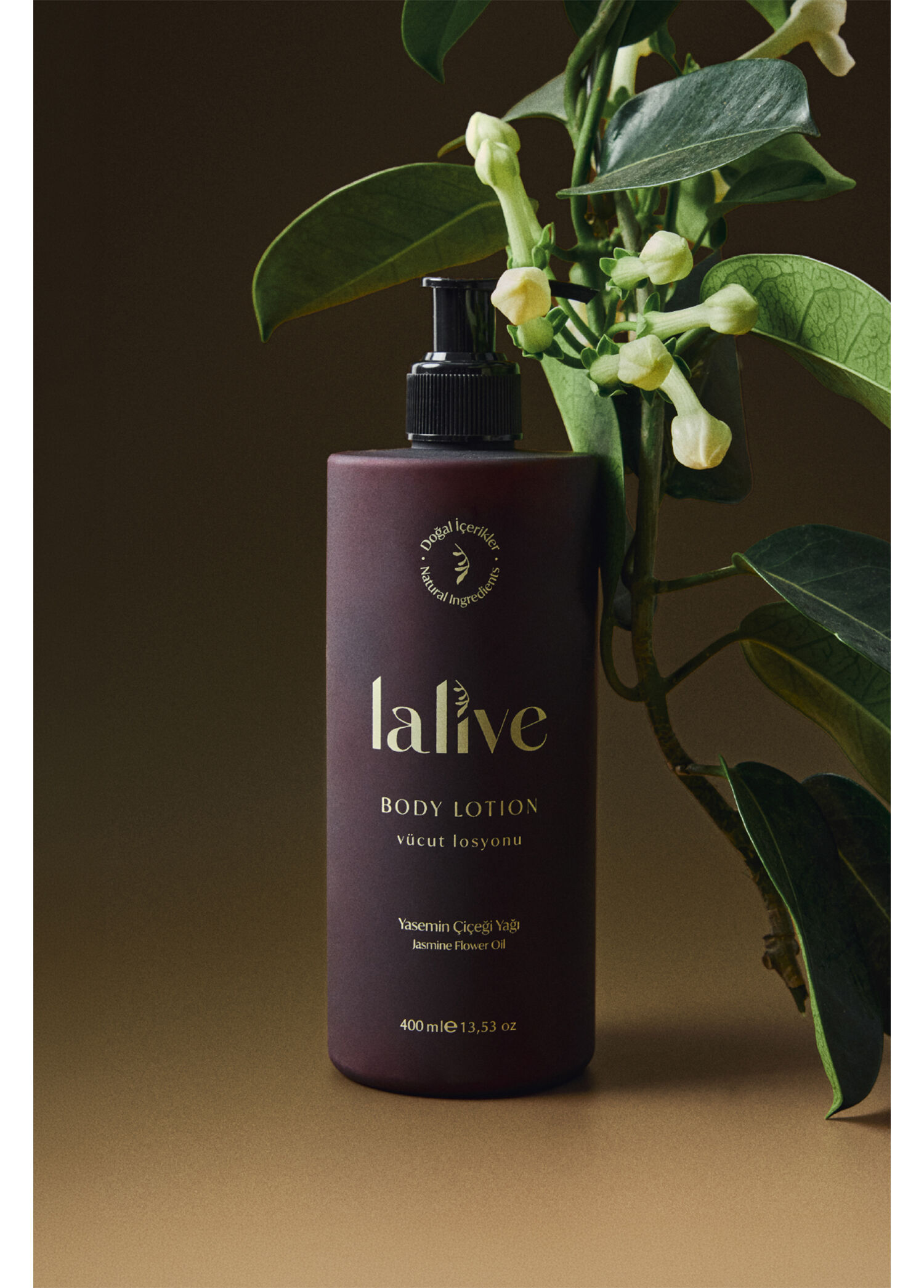 Lalive - Jasmine Flower Oil Moisturizing Natural Body Lotion 400 ml