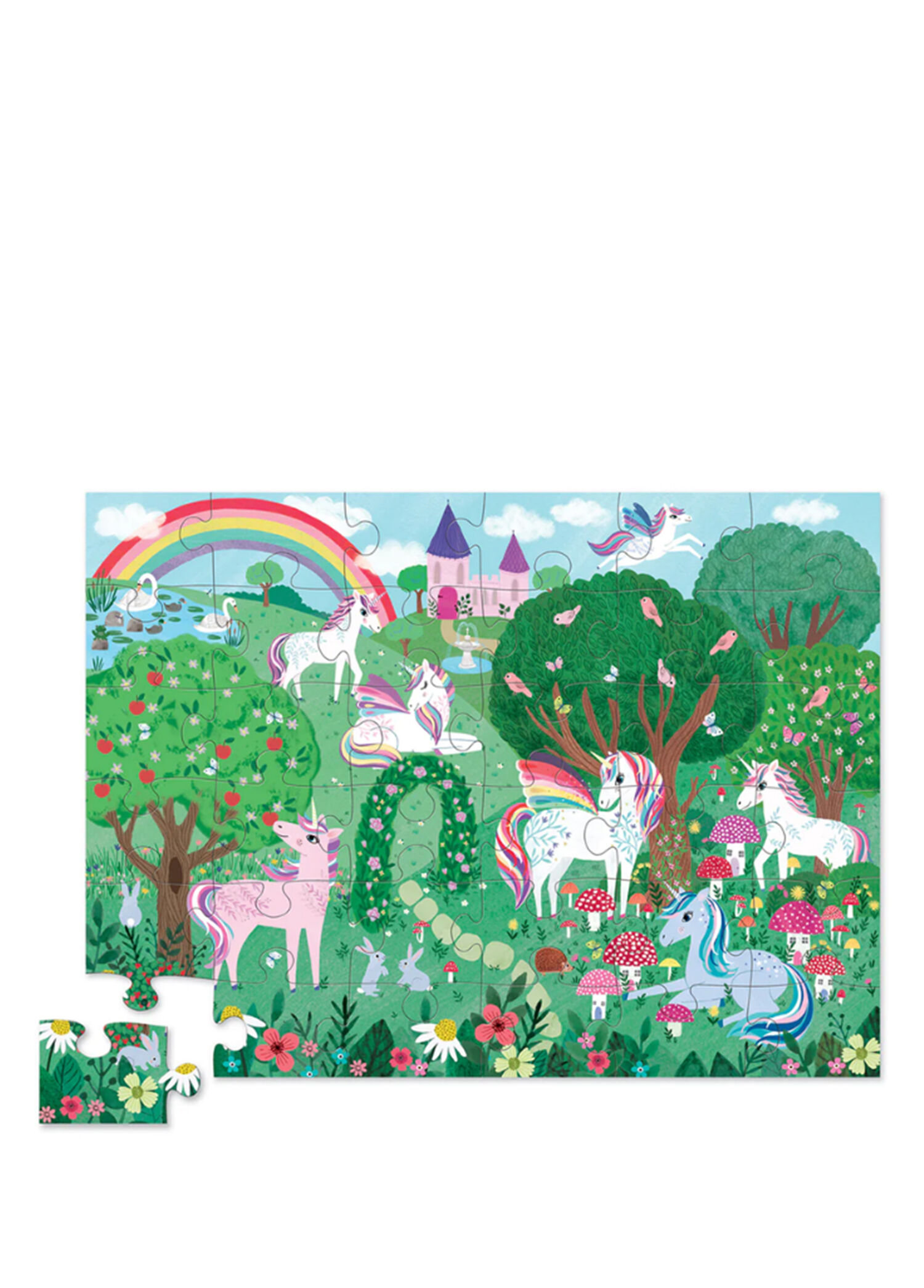 Unicorn 36 Parça Dekoratif Çocuk Puzzle