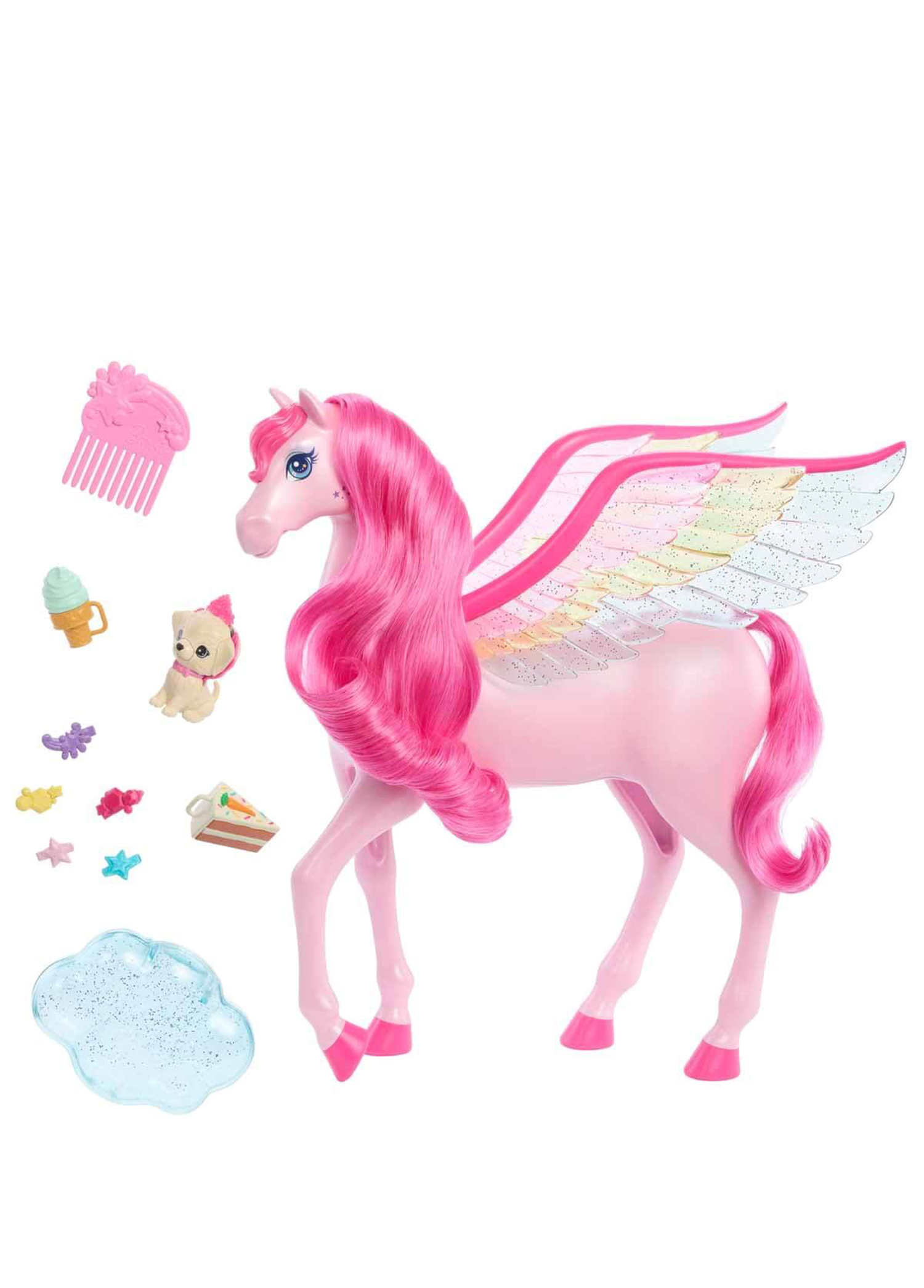 HLC40 Barbie Sesli ve Işıklı Magic Pegasus Aksesuarları