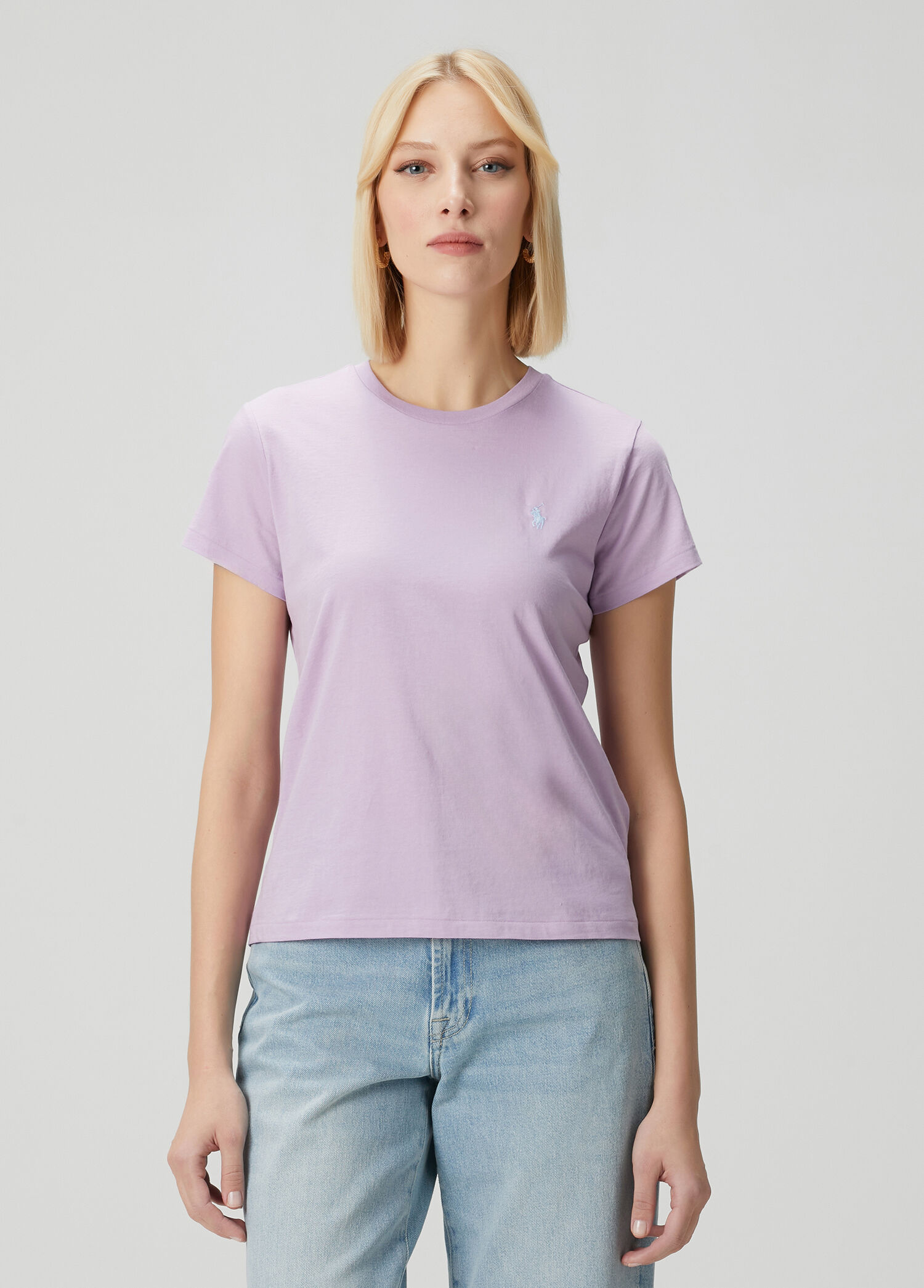 Lila Logolu T-shirt