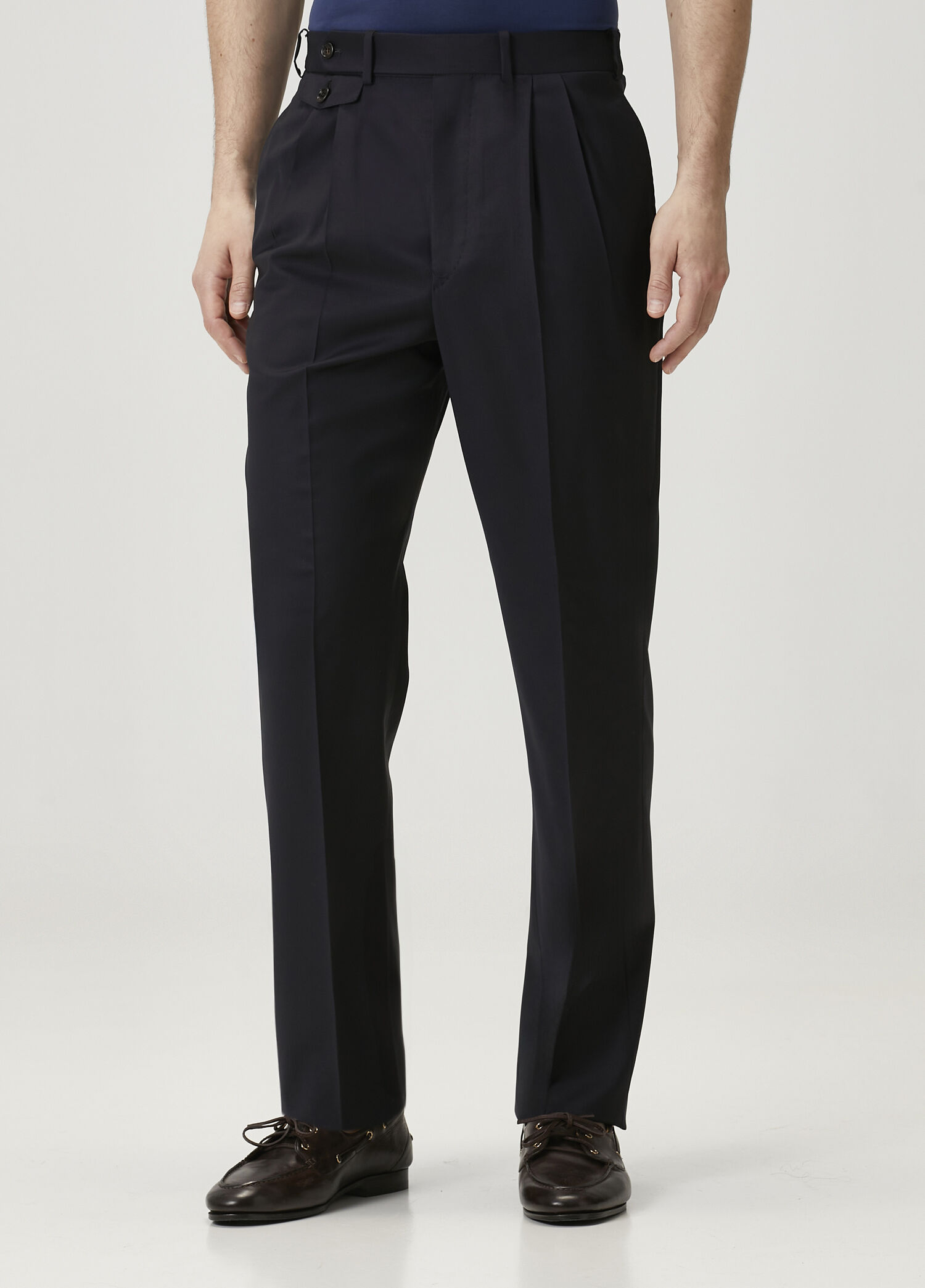 Navy blue Dunhill Navy blue Men Navy Blue Wool Pants 1728441 Beymen