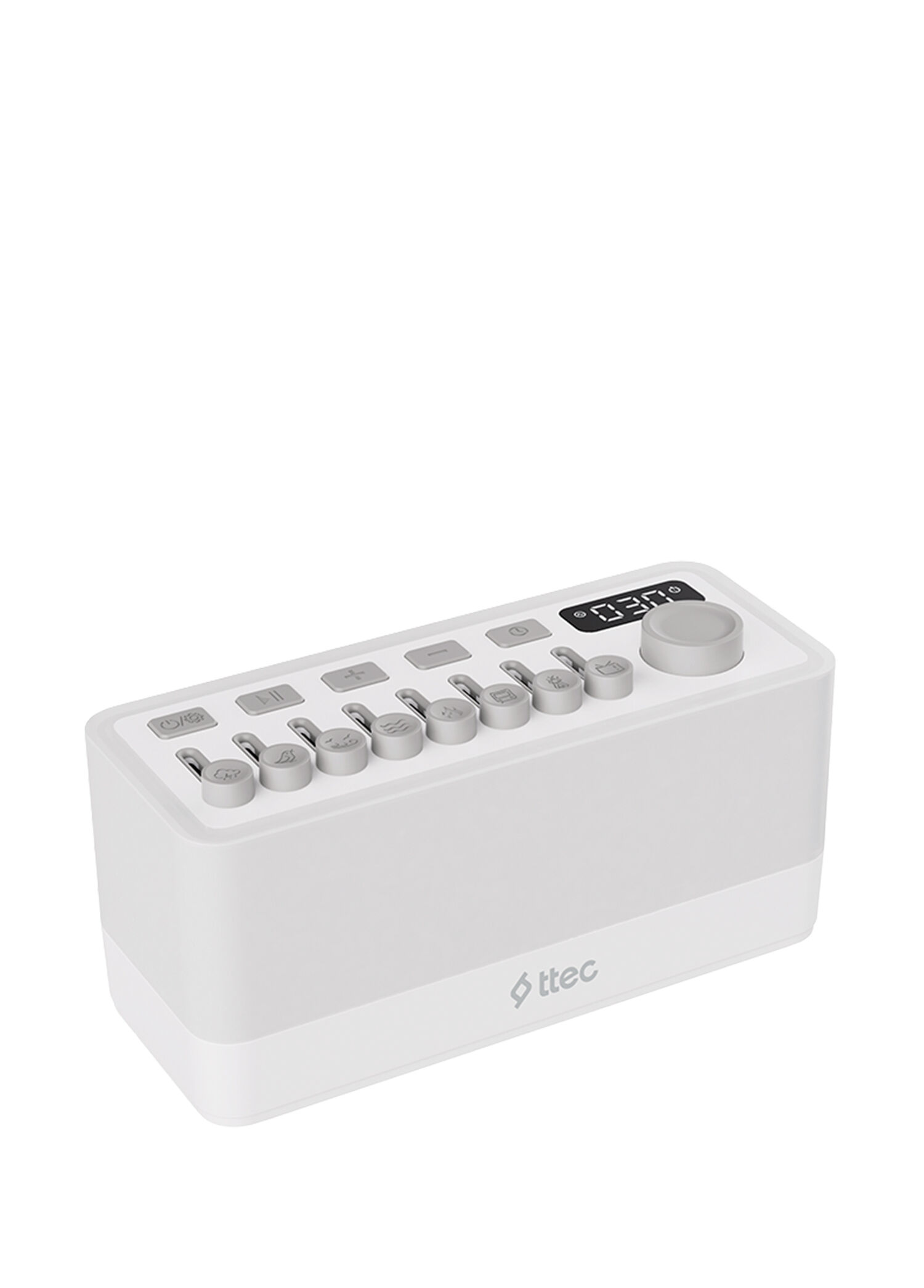 Somno 3’ü 1 Arada Beyaz Taşınabilir Bluetooth Hoparlör
