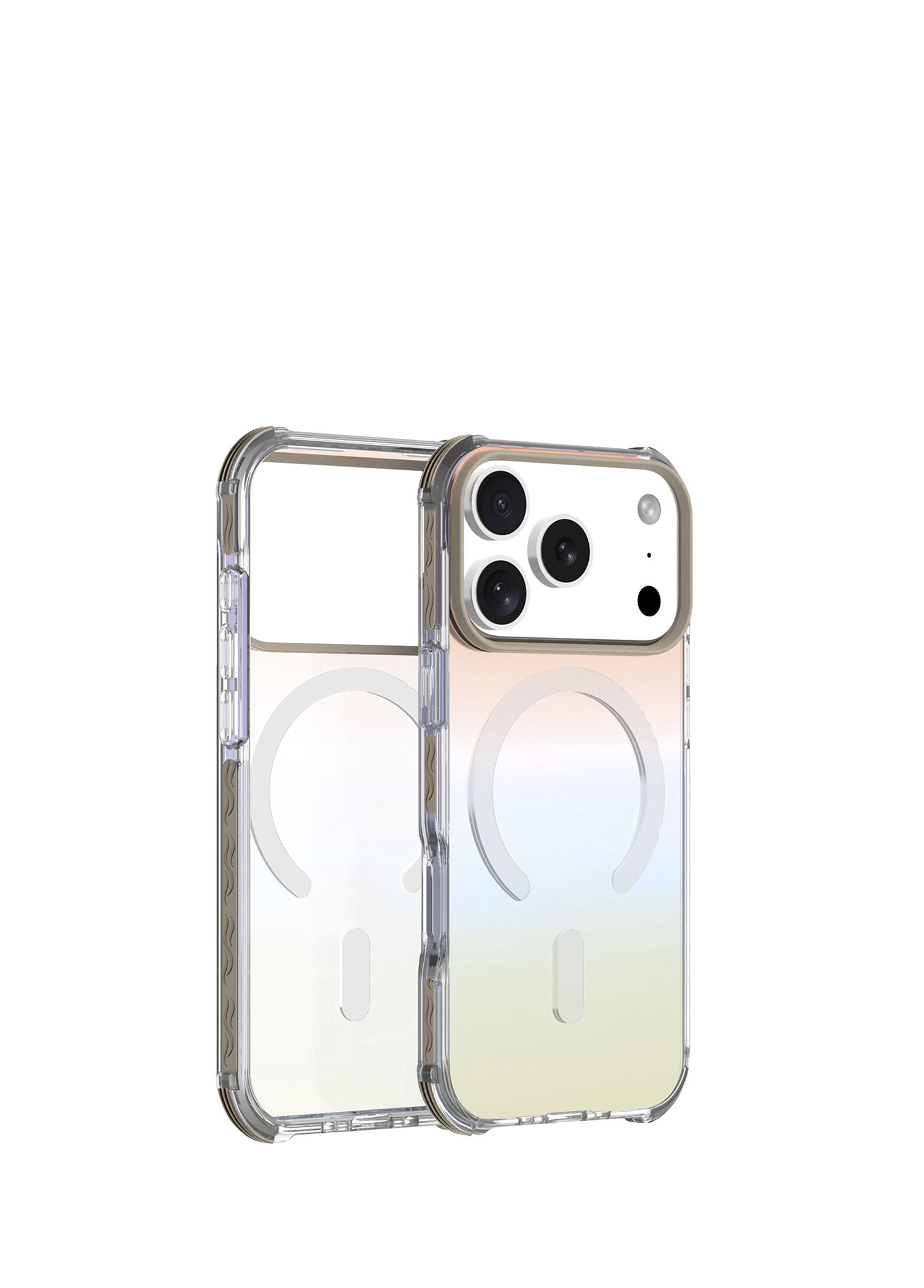 Radiant X iPhone 17 Pro Magsafe Uyumlu Gold Telefon Kılıfı